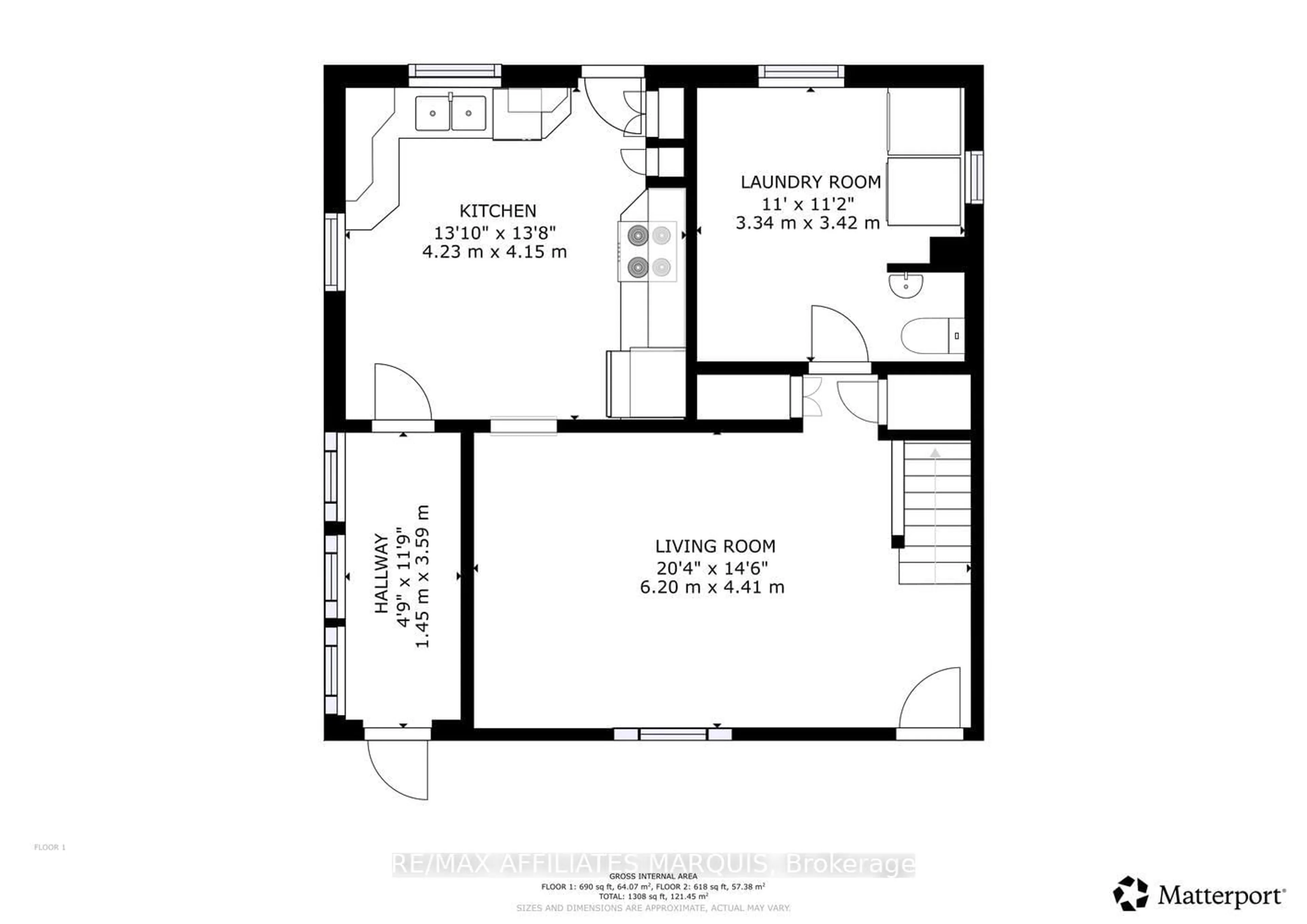 Floor plan for 39 Merrick St, Smiths Falls Ontario K7A 4R5