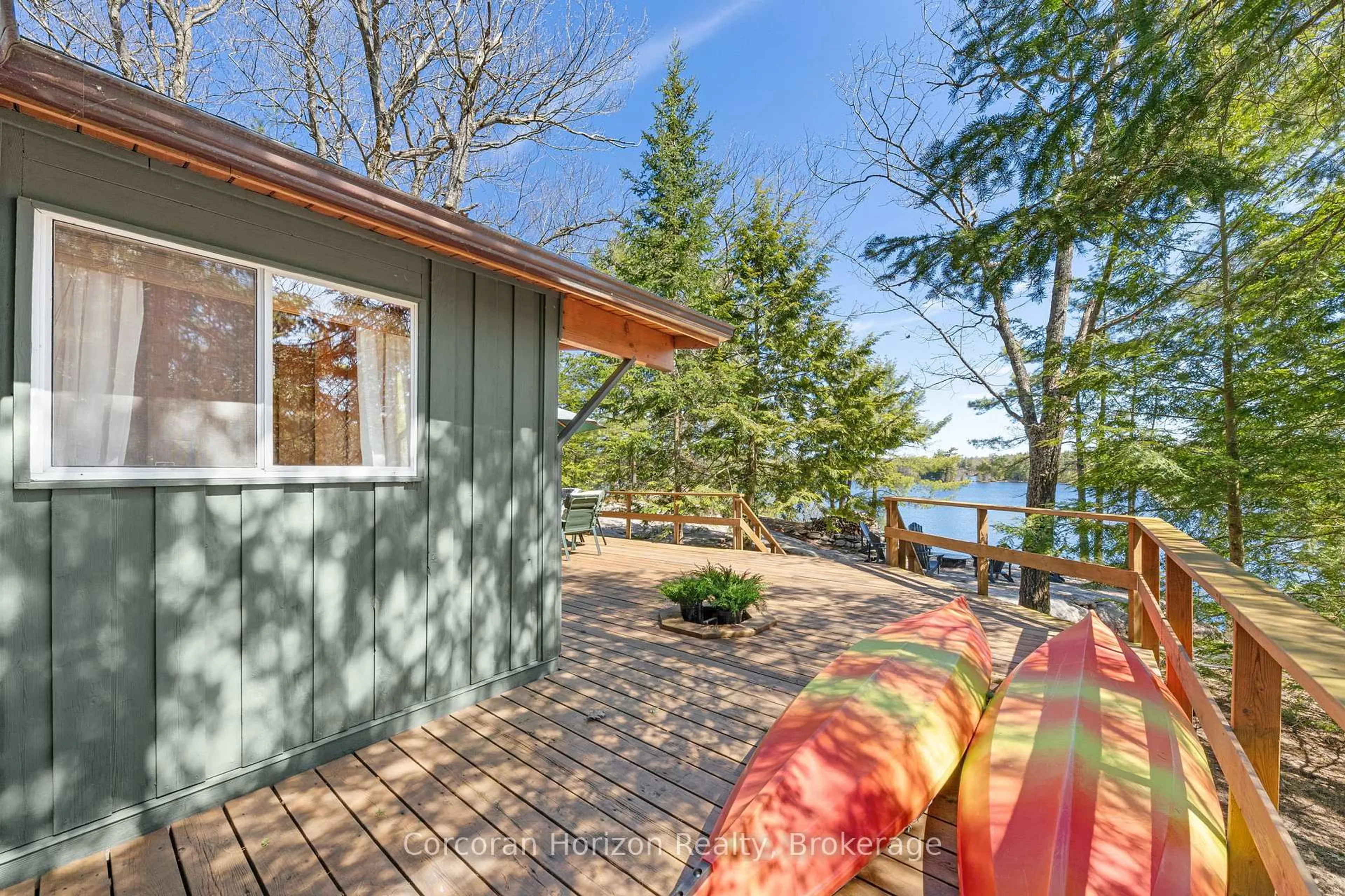 Patio, water/lake/river/ocean view for 462 Island 90 Island, Georgian Bay Ontario L0K 1S0