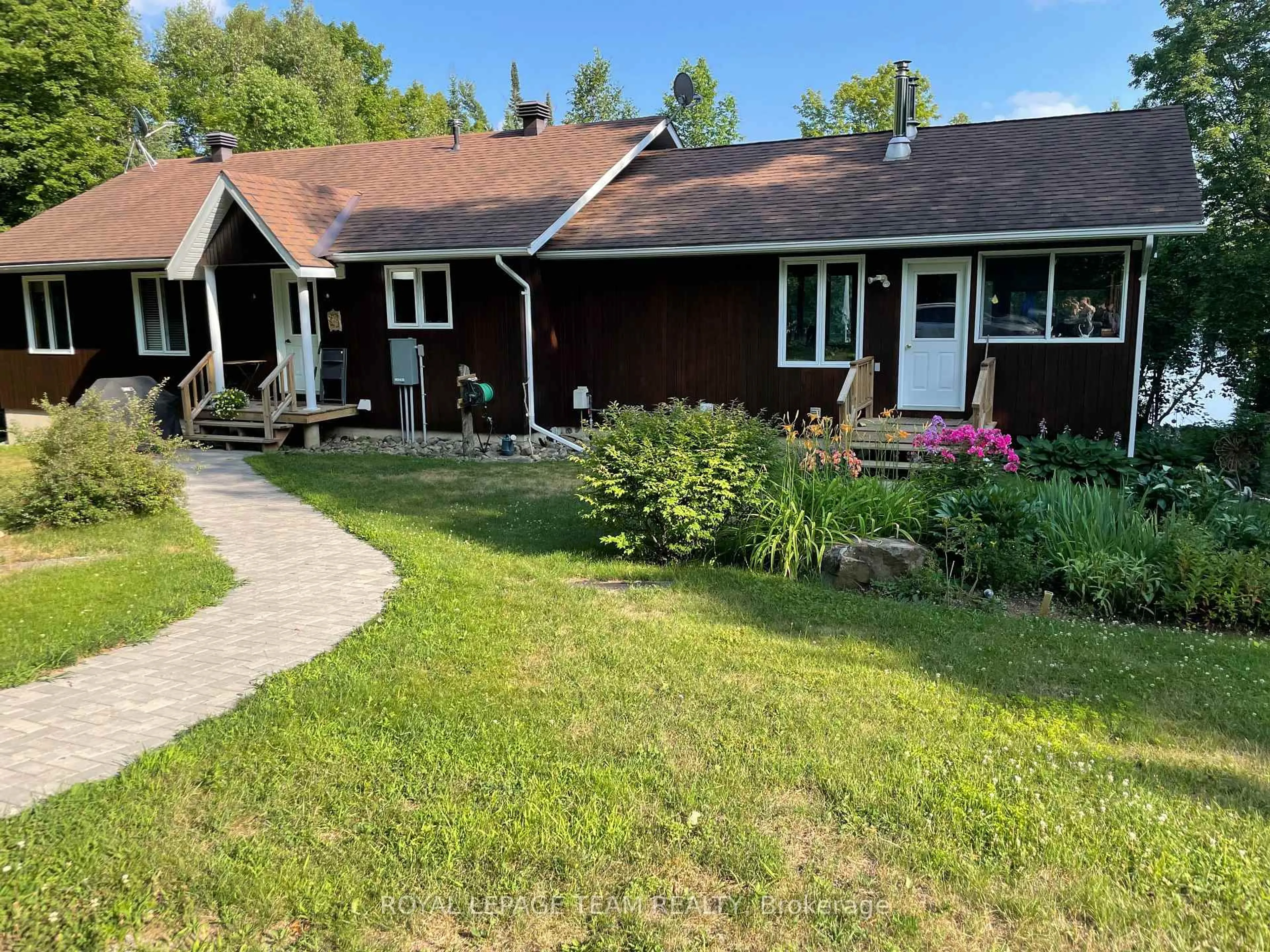 A pic from outside/outdoor area/front of a property/back of a property/a pic from drone, unknown for 58 Luloff Lane, Palmer Rapids Ontario K0J 2E0