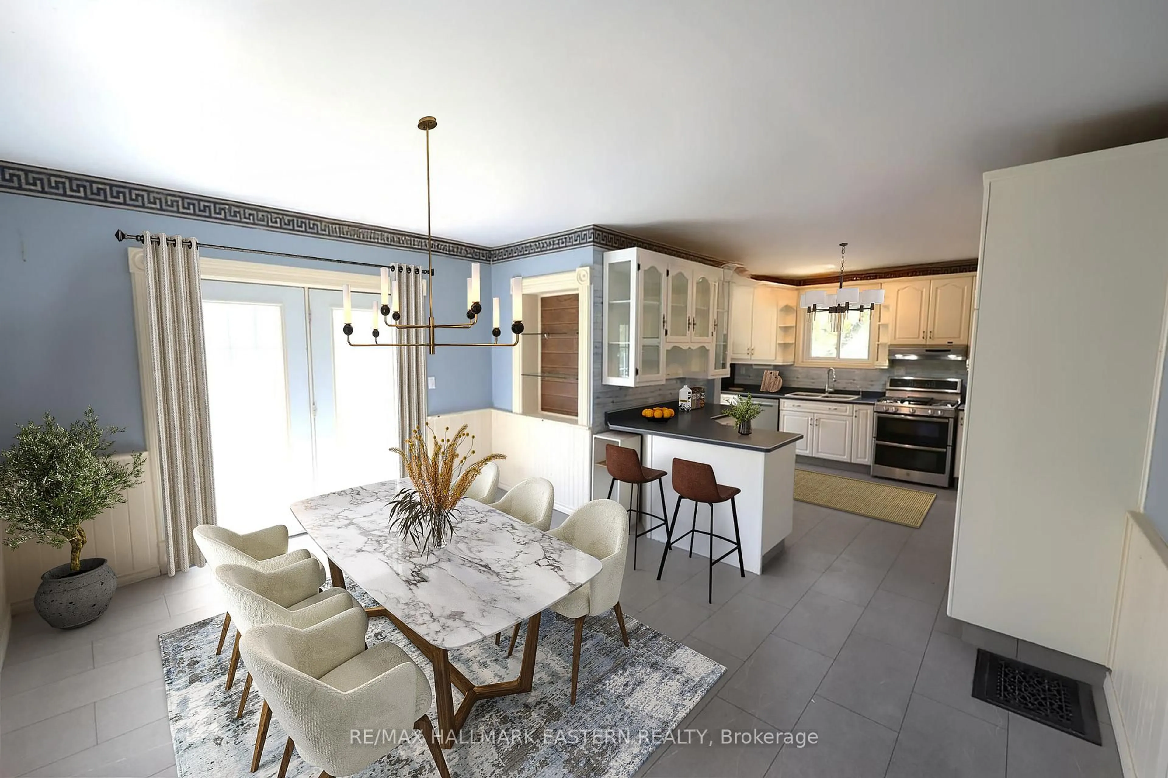 Open concept kitchen, ceramic/tile floor for 3 Mathison St, Havelock-Belmont-Methuen Ontario K0L 1Z0