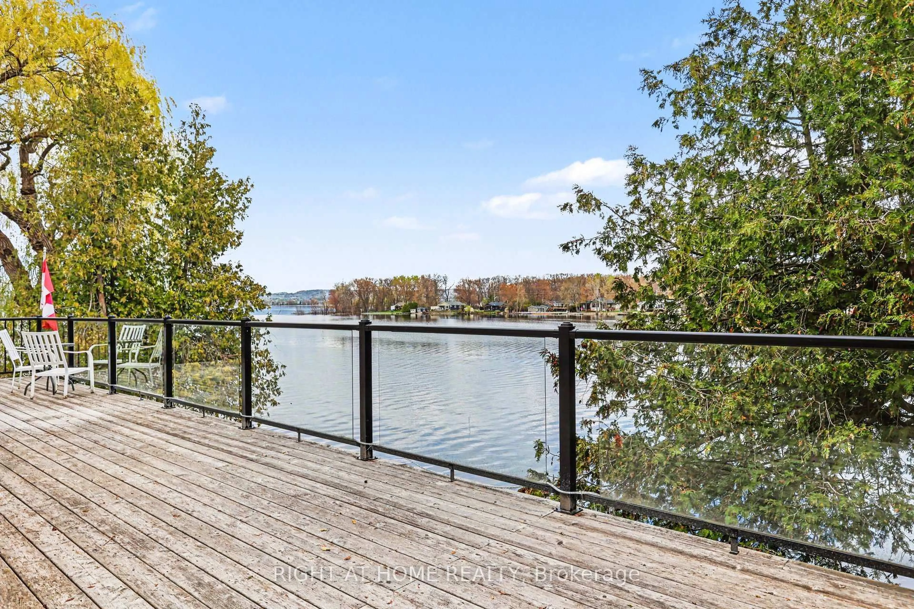 Patio, water/lake/river/ocean view for 4664 Northwoods Dr, Ottawa Ontario K0A 3M0
