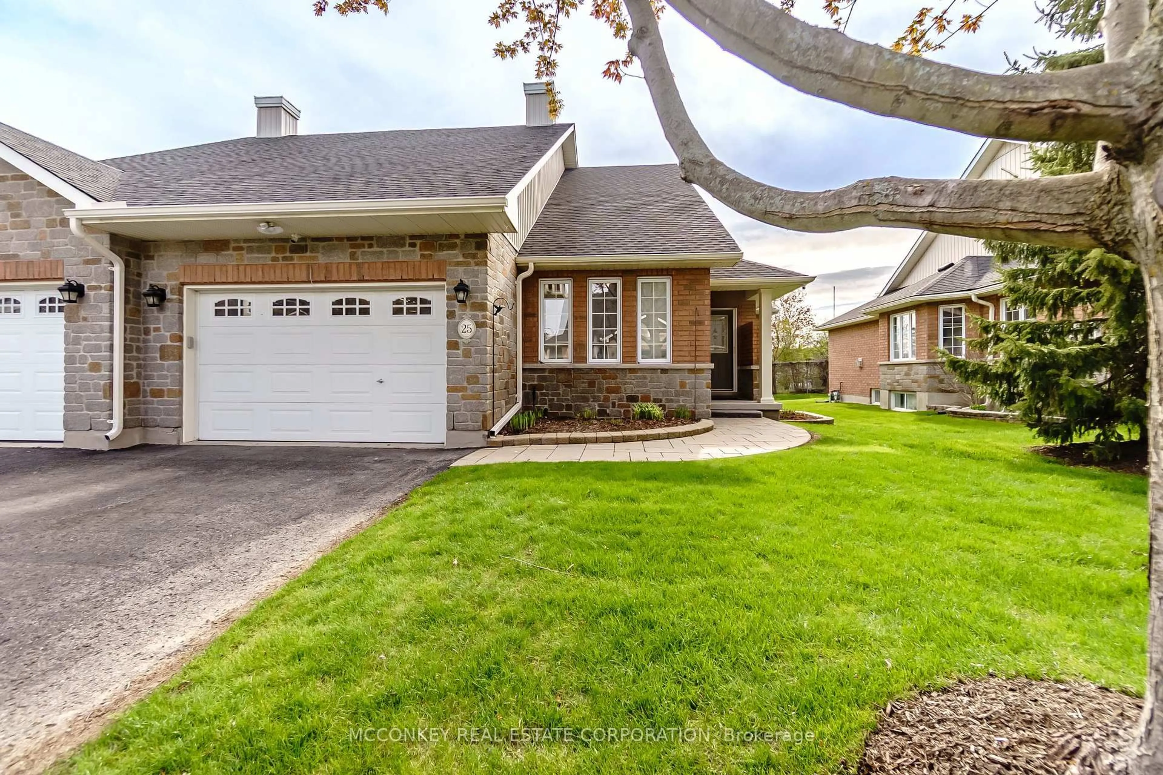 Home with brick exterior material, street for 25 VILLAGE Cres, Peterborough Ontario K9J 8S7