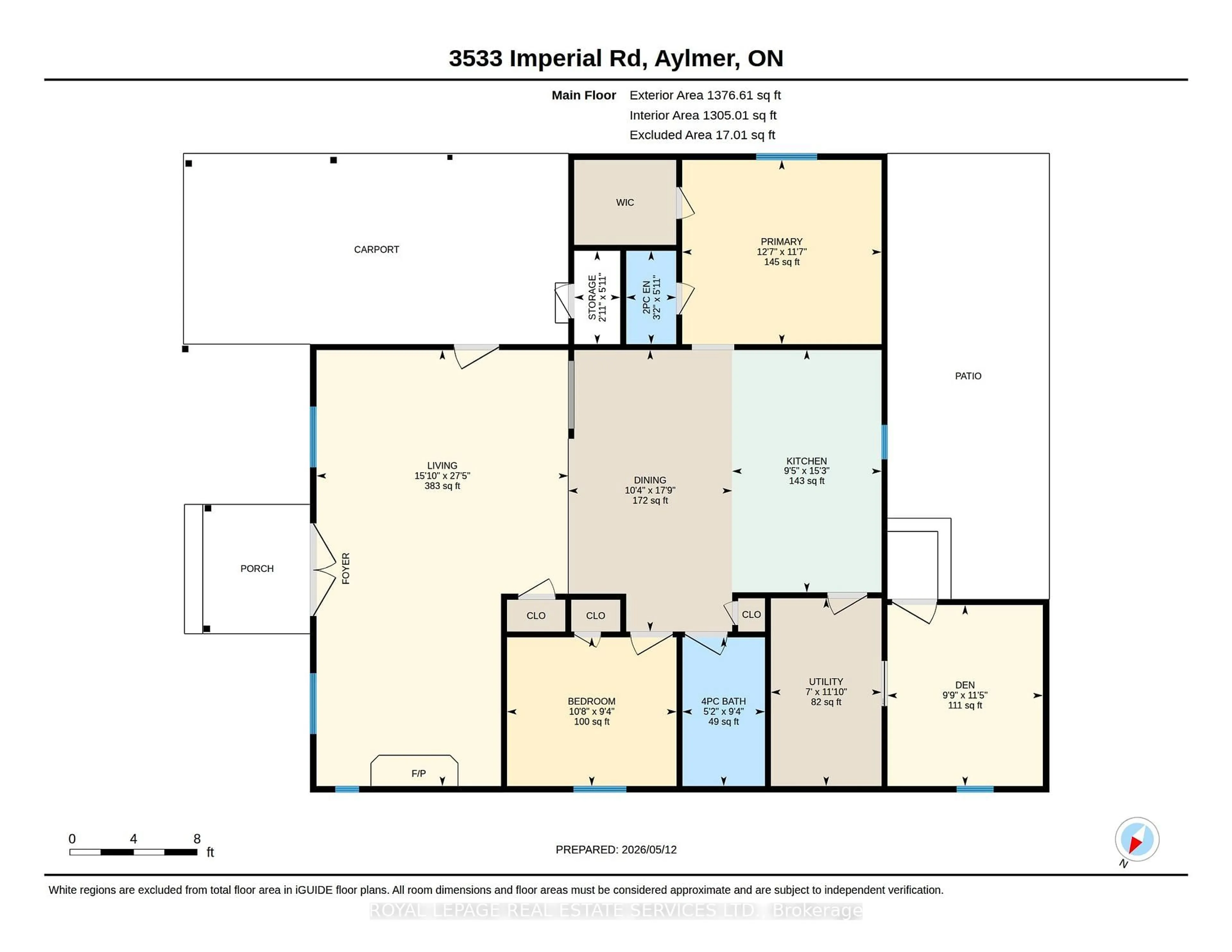 Floor plan for 3533 Imperial Rd, Malahide Ontario N5H 2R2