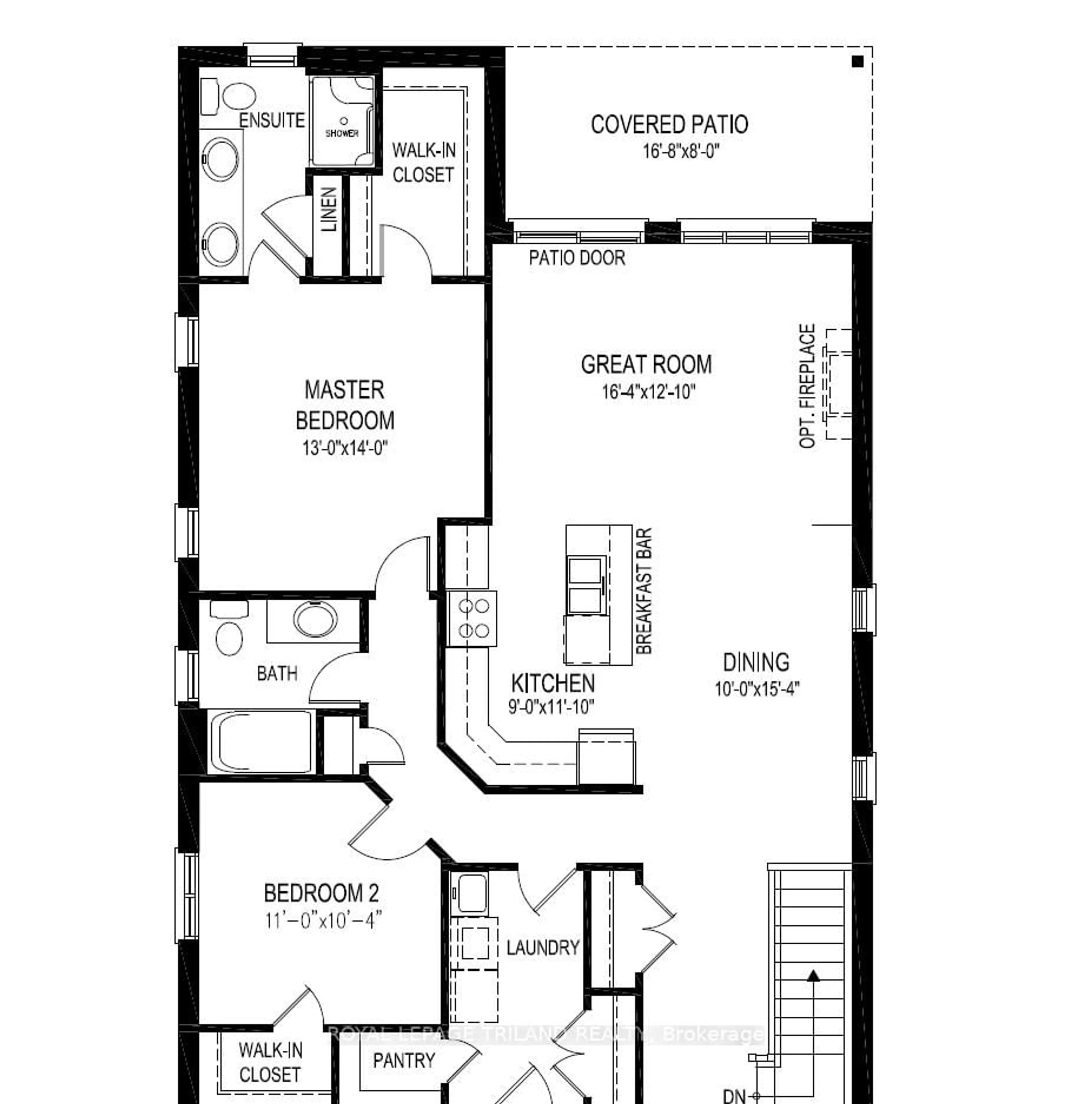 Floor plan for 4242 GREEN Bend, London South Ontario N6P 0K9