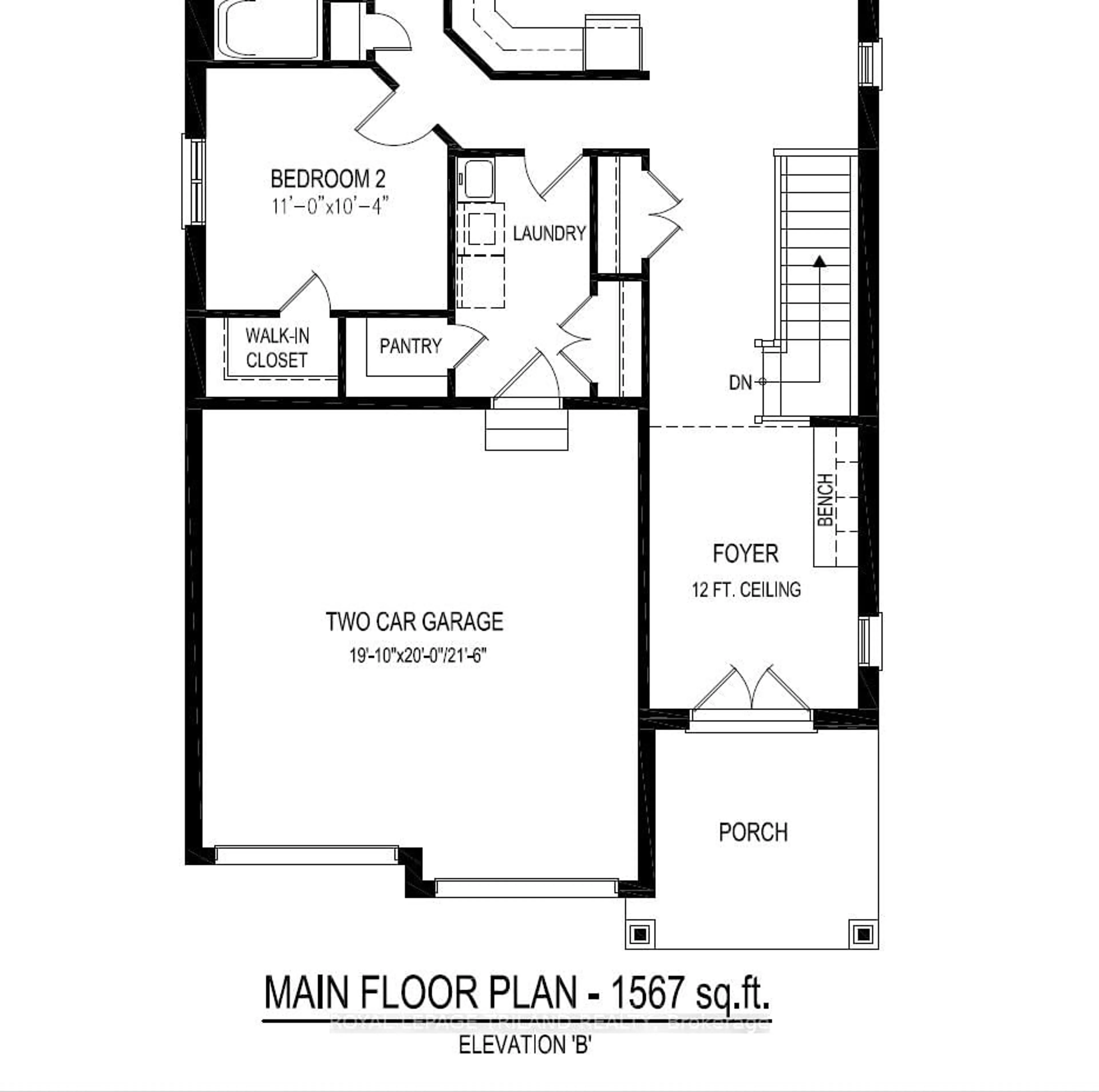Floor plan for 4242 GREEN Bend, London South Ontario N6P 0K9