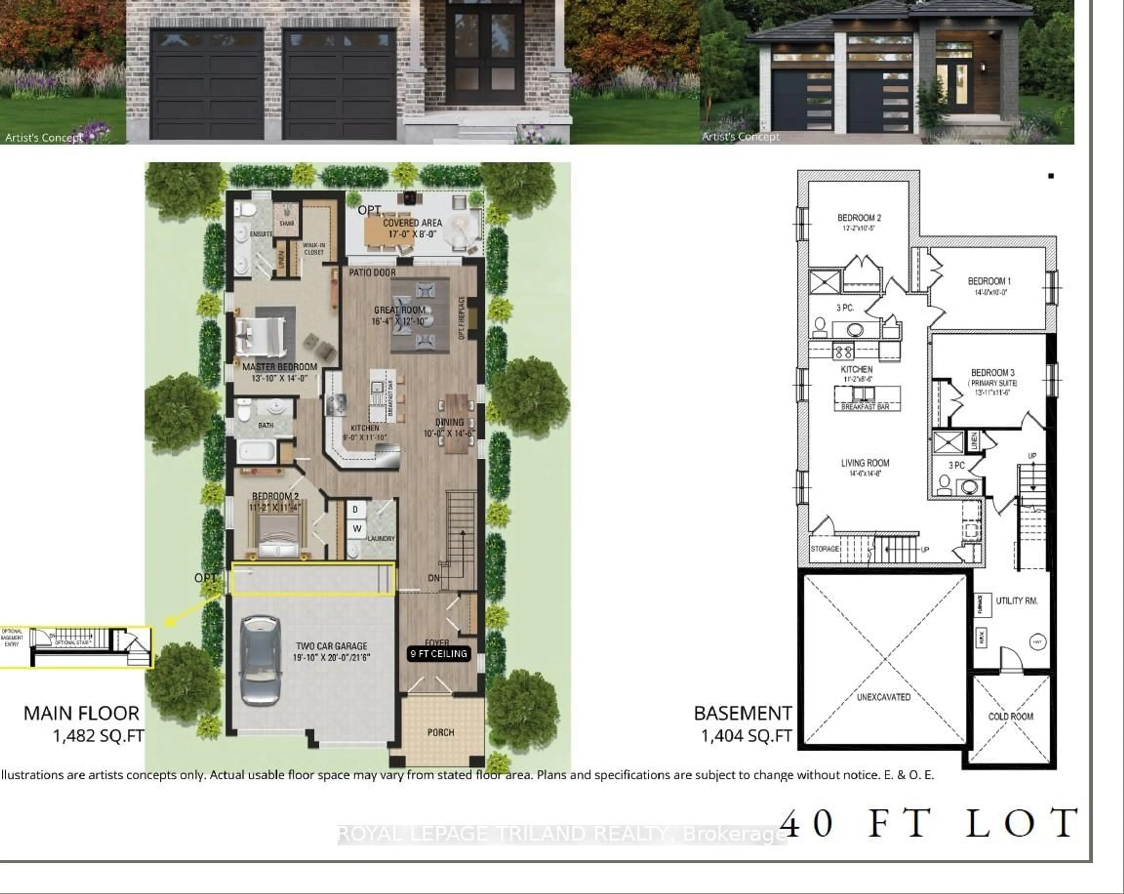 Floor plan for 4246 GREEN Bend, London South Ontario N6P 0K9