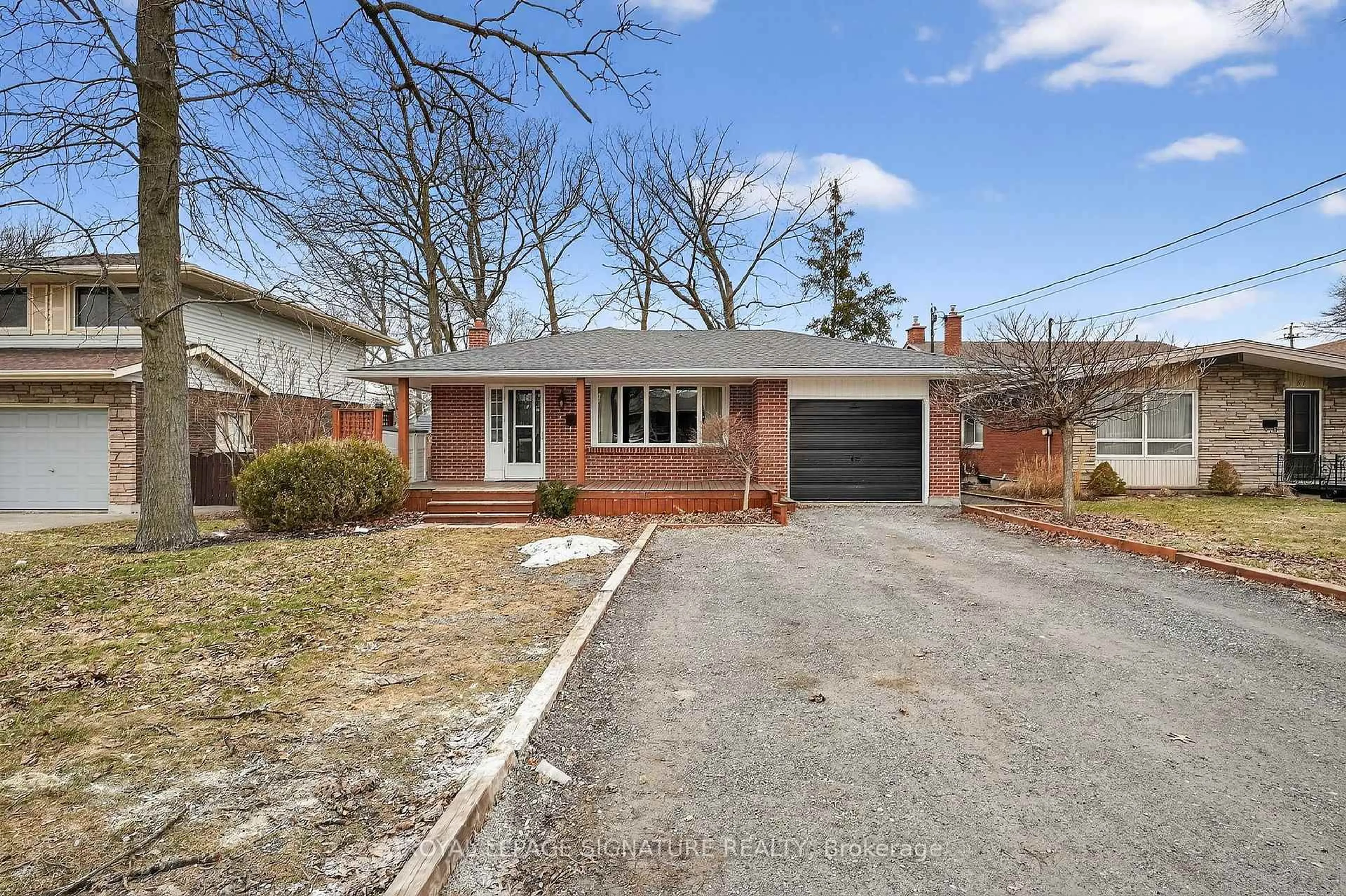 Home with brick exterior material, street for 55 BURNESS Dr, St. Catharines Ontario L2P 1J4