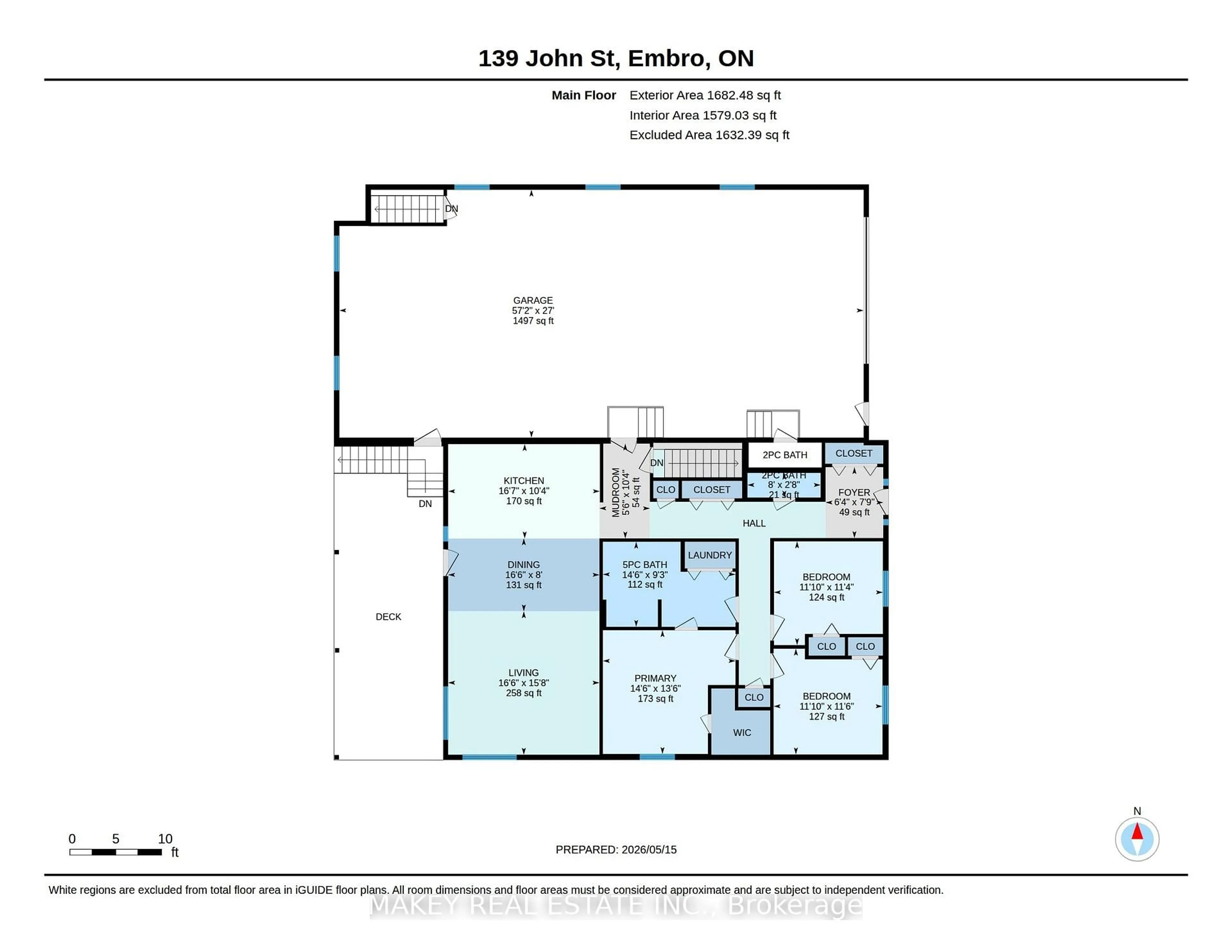 Floor plan for 139 John St, Zorra Ontario N0J 1J0