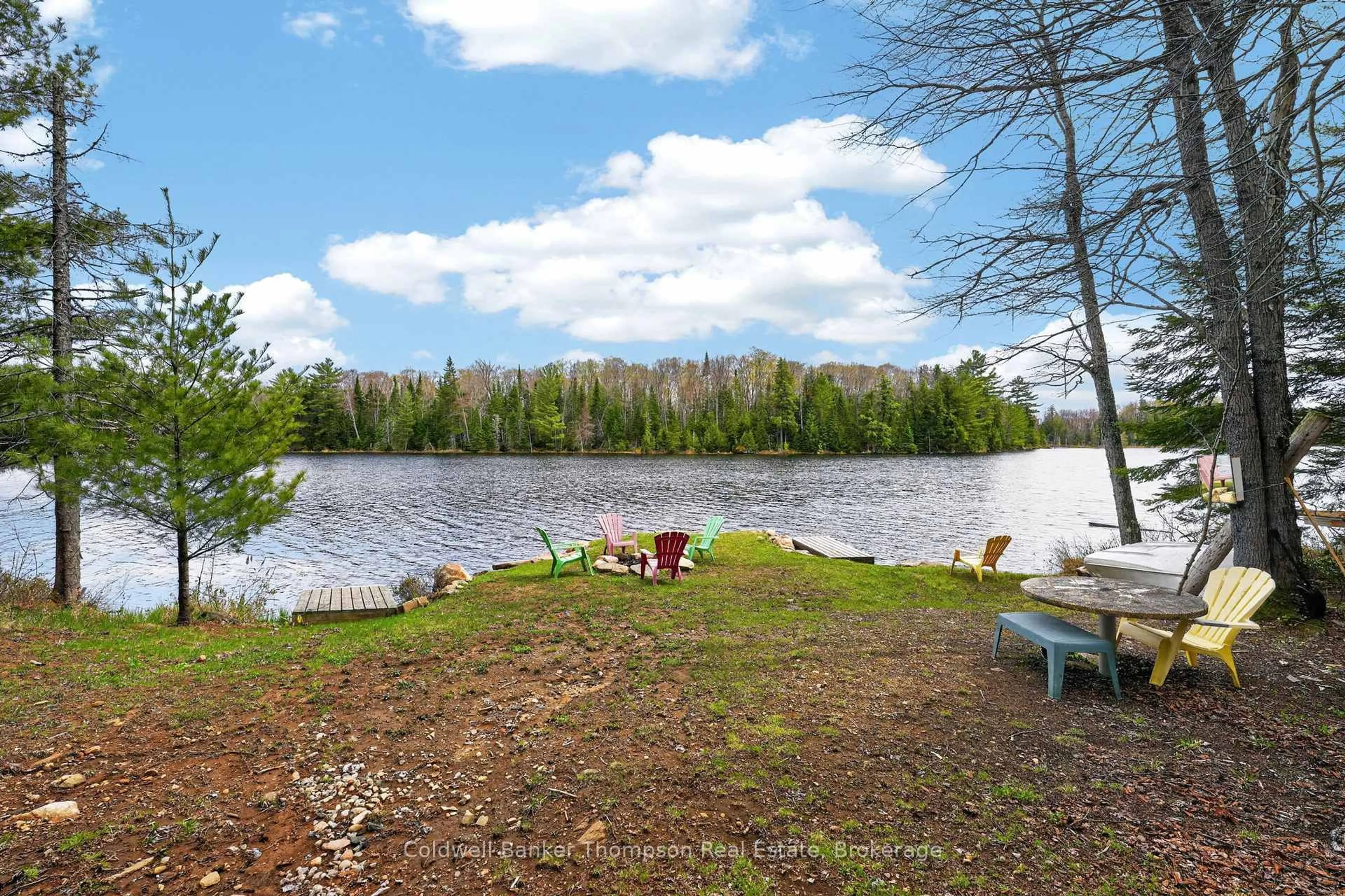 Patio, water/lake/river/ocean view for 469 Lynx Lake Rd, Huntsville Ontario P1H 2J3