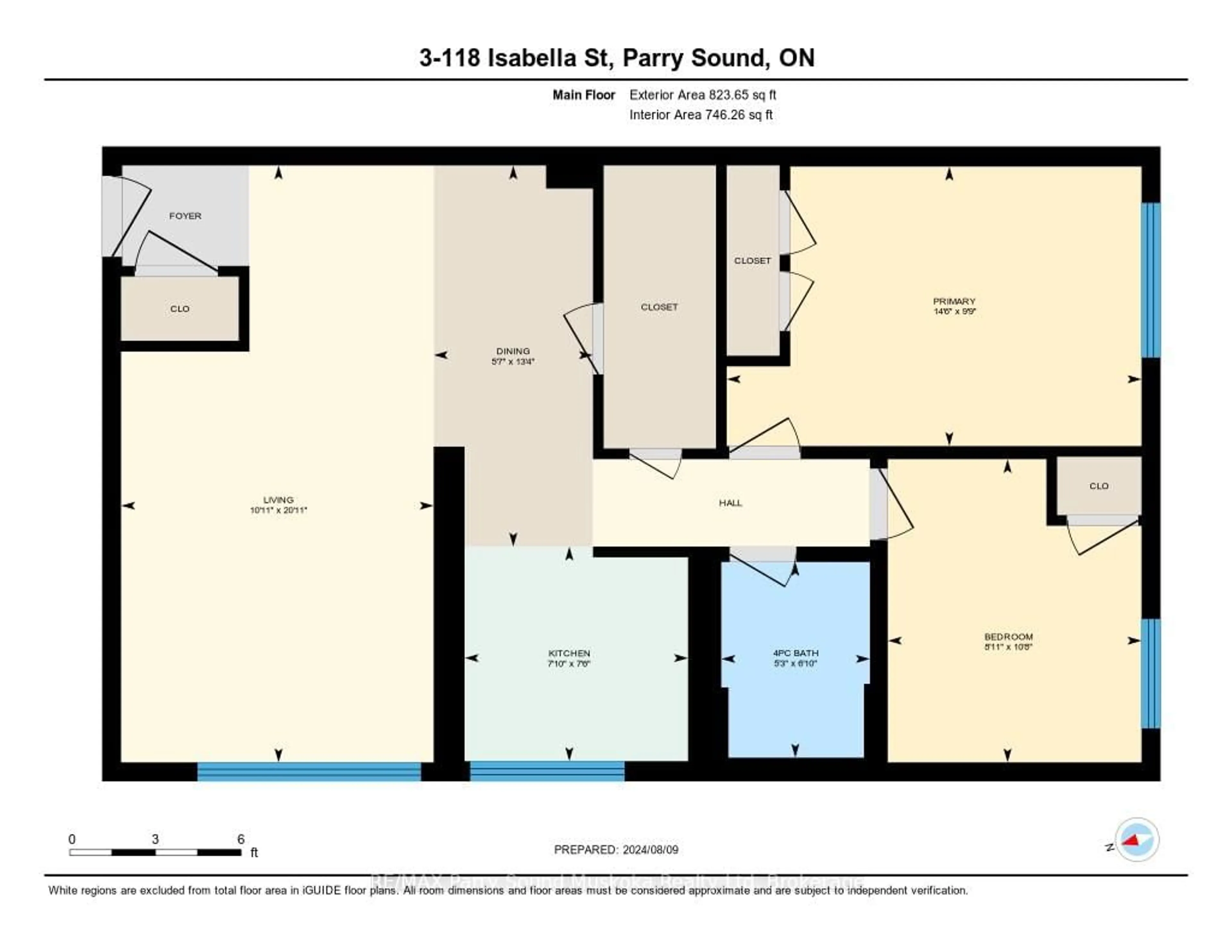Floor plan for 7 Isabella Island, The Archipelago Ontario P2A 2W8