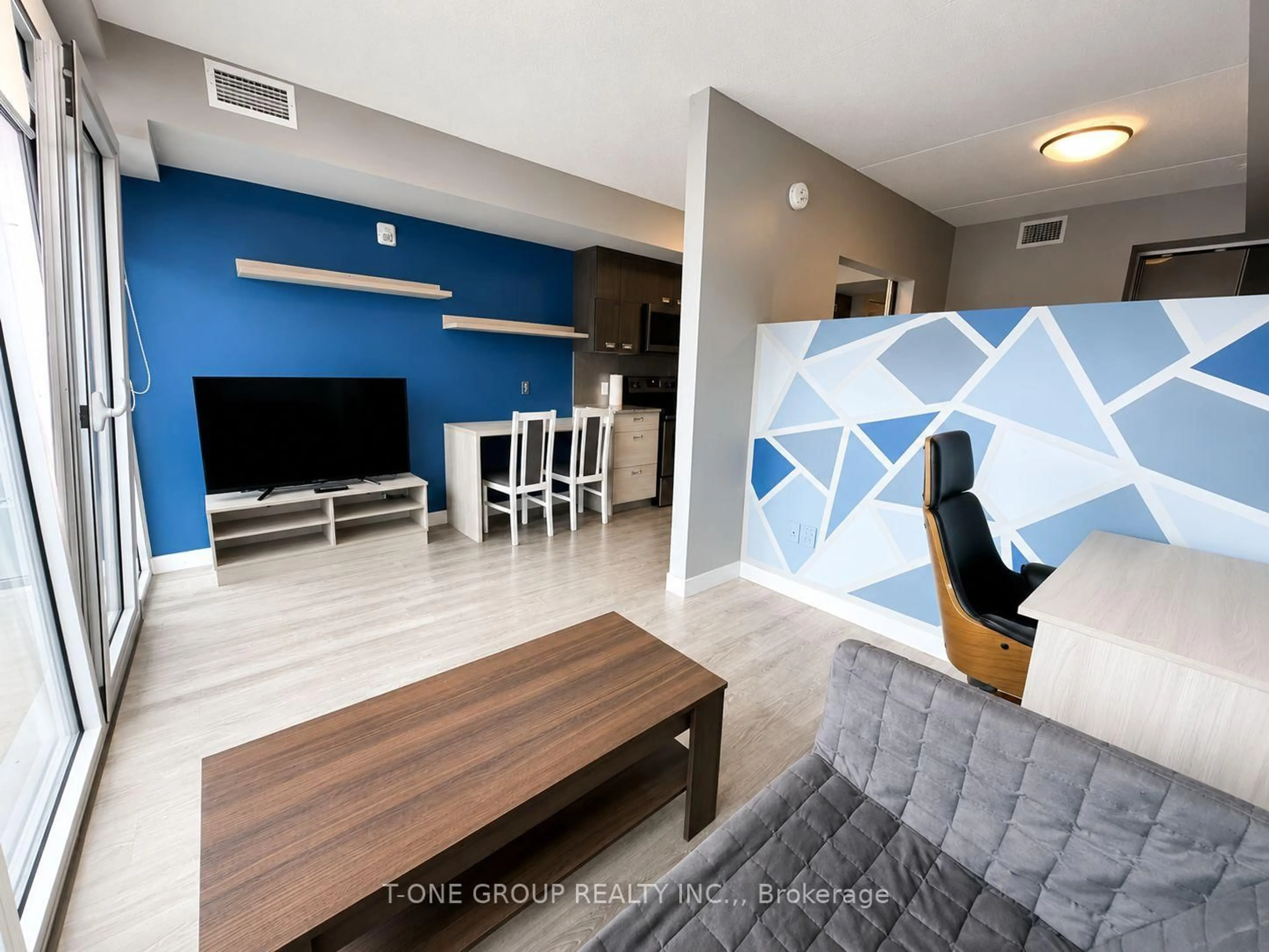 Living room with furniture, unknown for 250 Albert St #710, Waterloo Ontario N2L 0H5