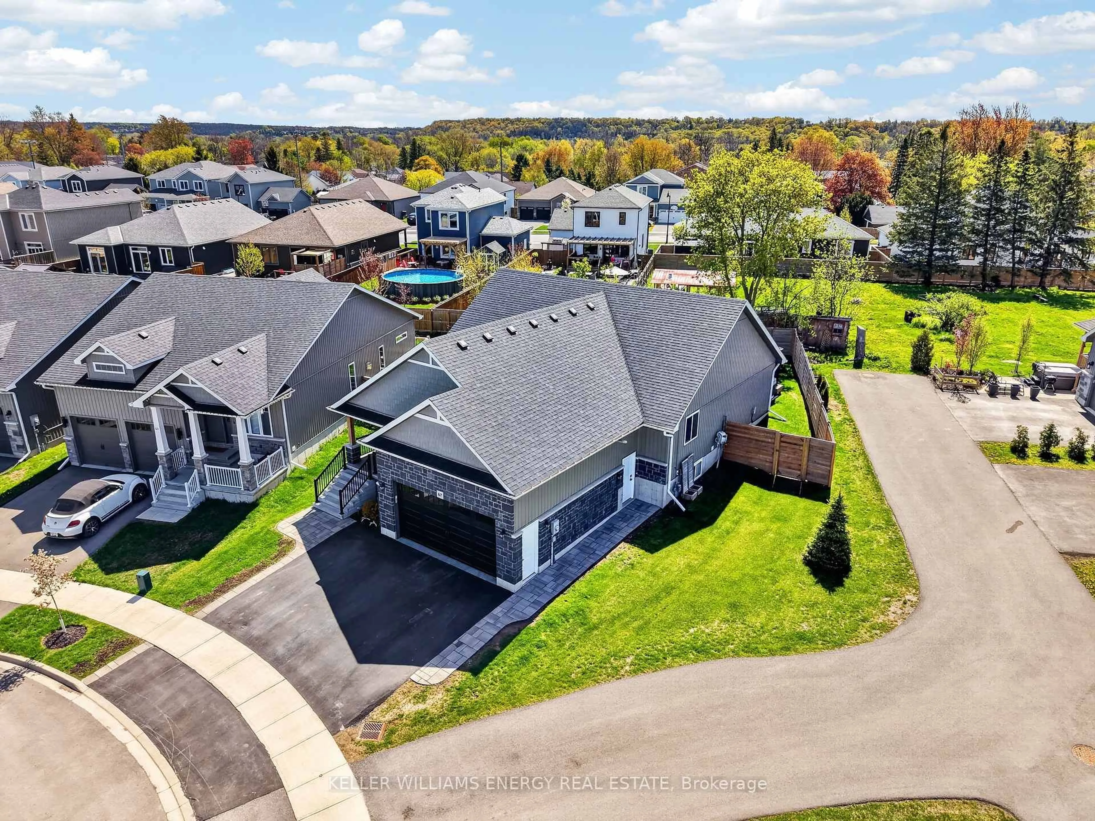 A pic from outside/outdoor area/front of a property/back of a property/a pic from drone, unknown for 67 Farrington Cres, Prince Edward County Ontario K0K 2T0