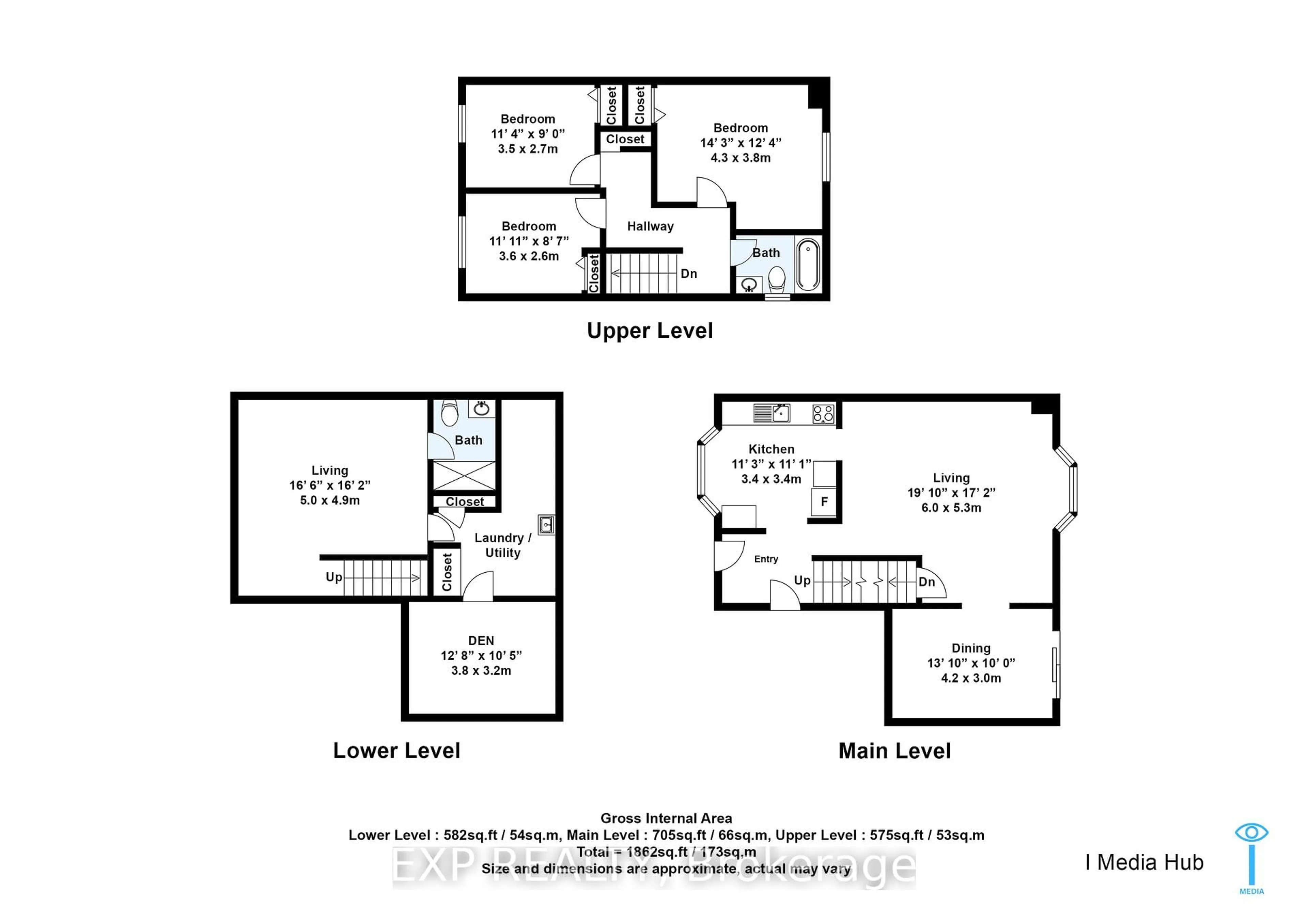 Floor plan for 220 Rosebank Pl, Kitchener Ontario N2E 2R8