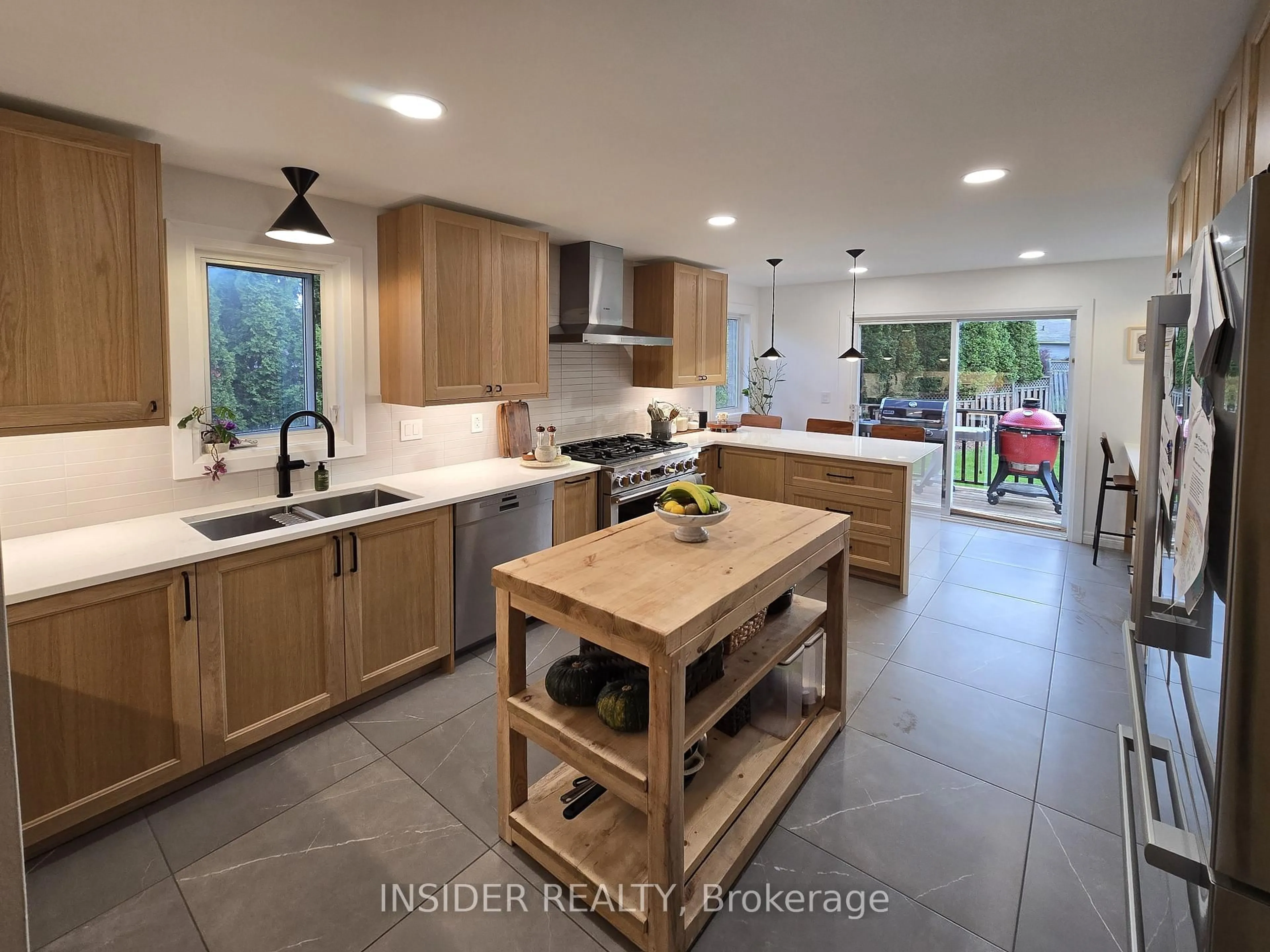 Open concept kitchen, ceramic/tile floor for 1165 Ashland Dr, Cobourg Ontario K9A 5S2