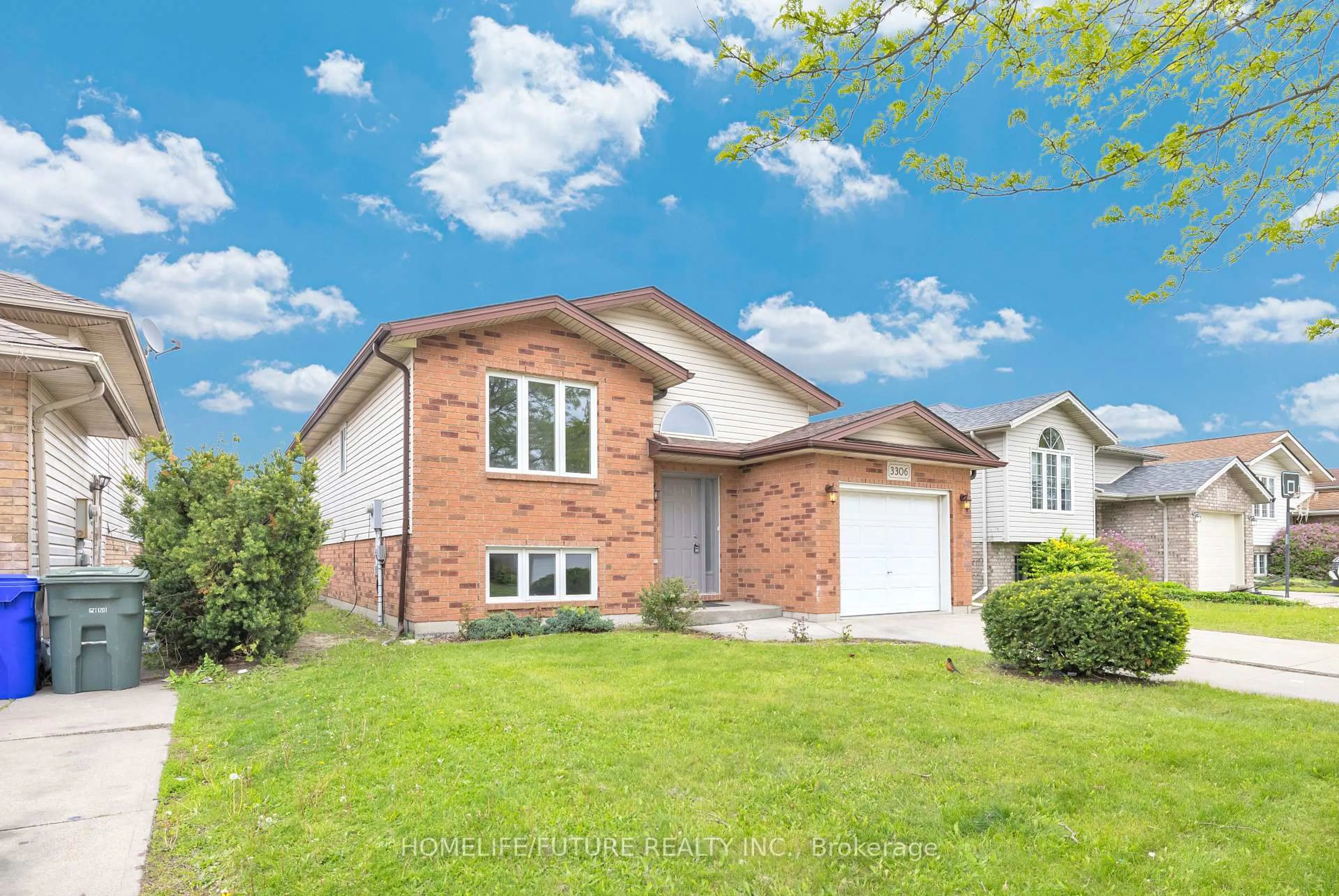 Home with brick exterior material, street for 3306 Conservation Dr, Windsor Ontario N8W 5P2