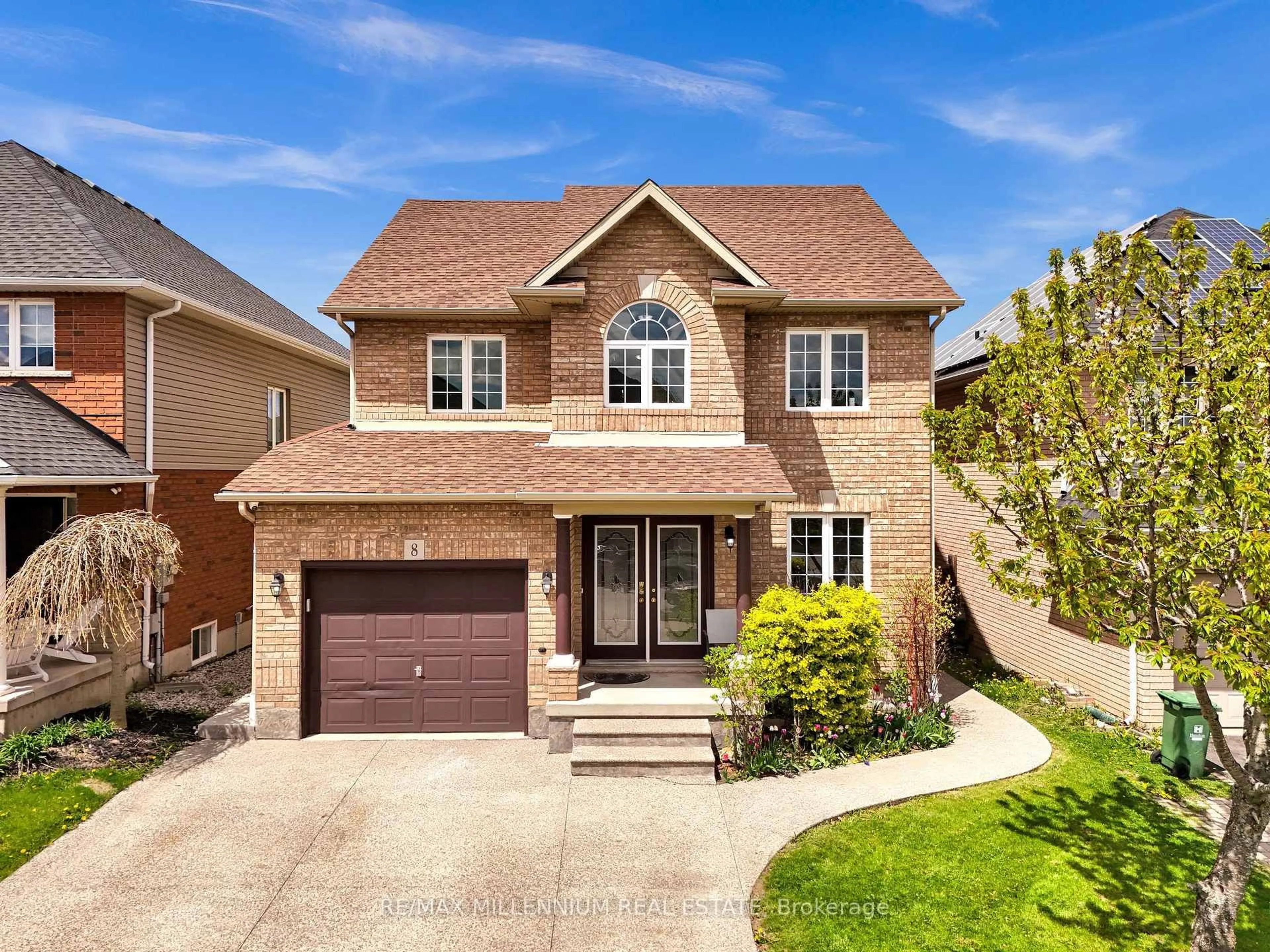 Home with brick exterior material, street for 8 Bates Ave, Hamilton Ontario L0R 1P0