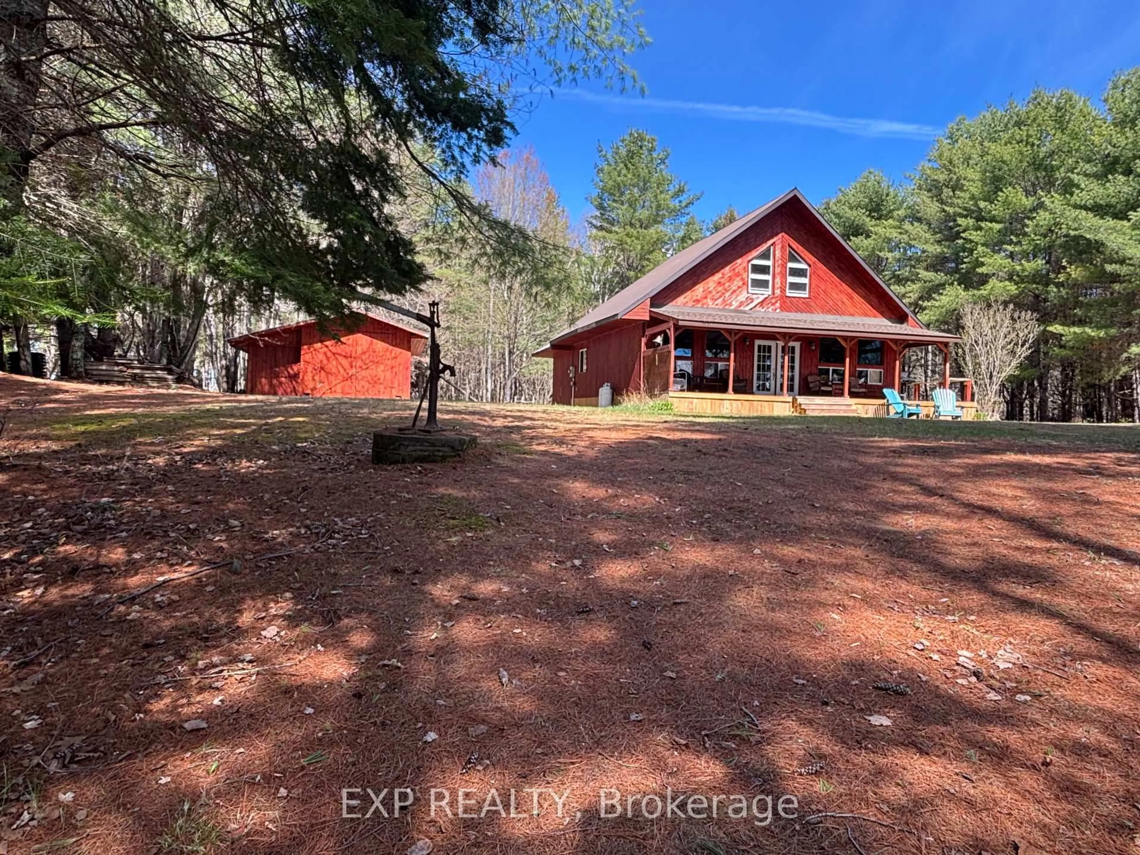 A pic from outside/outdoor area/front of a property/back of a property/a pic from drone, unknown for 297 Boyle Lane, Killaloe Ontario K0J 2A0