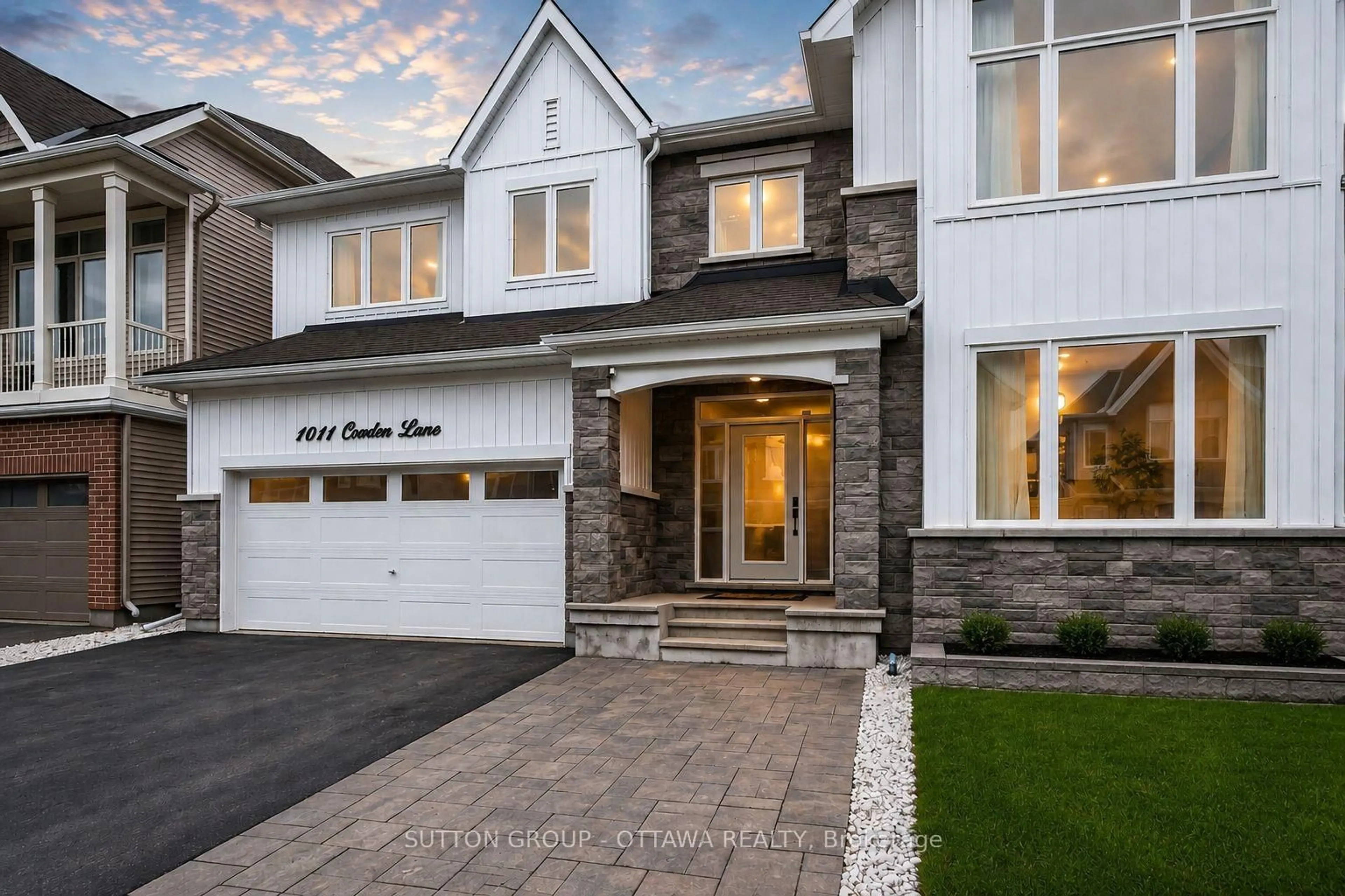 Home with brick exterior material, street for 1011 Carden Lane, Ottawa Ontario K1W 0N3