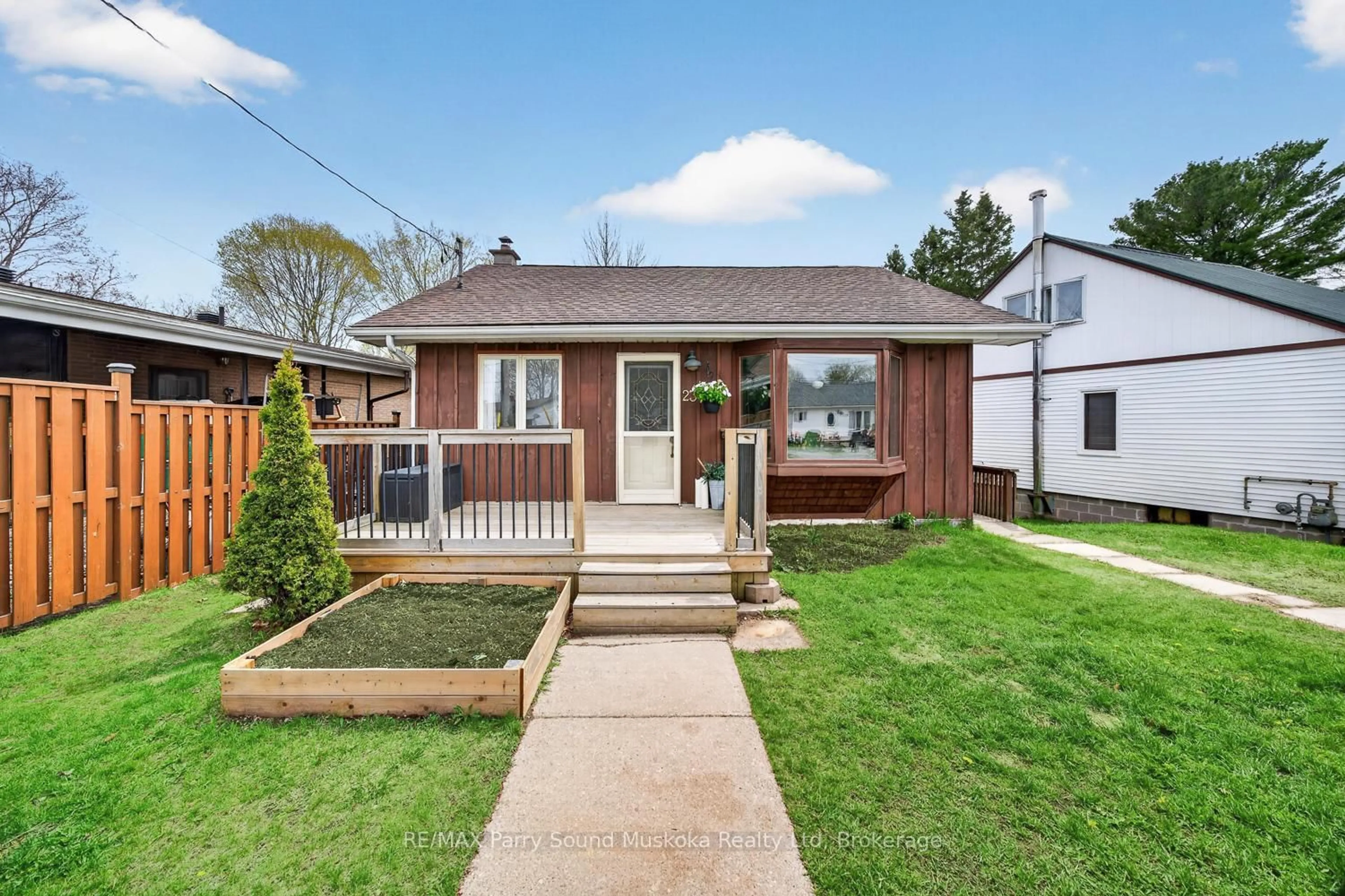 Home with brick exterior material, street for 23 Highland Cres, Parry Sound Ontario P2A 1N7