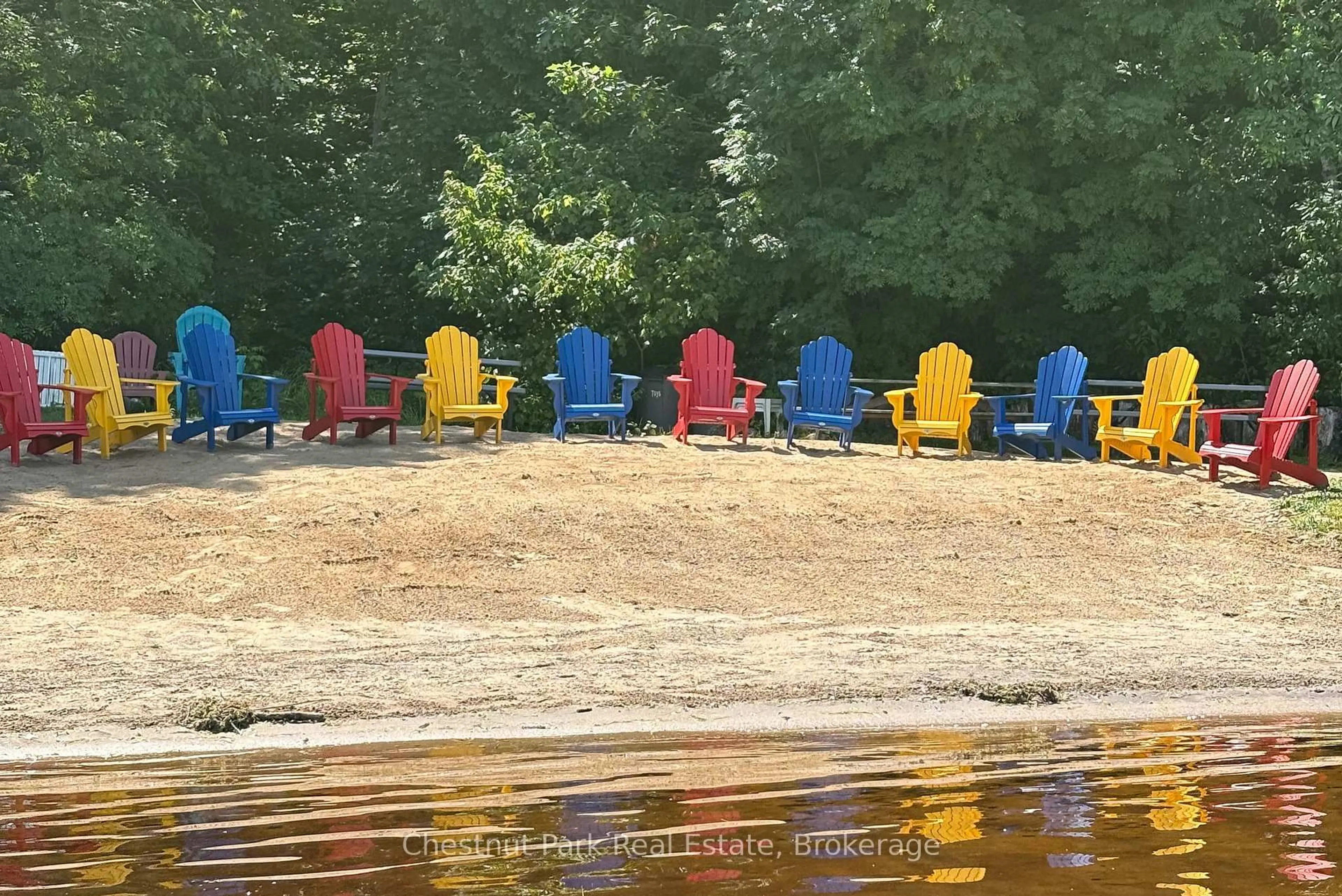 Patio, water/lake/river/ocean view for 1444 Nipissing Rd South Rd #Cottage C, Magnetawan Ontario P0A 1P0