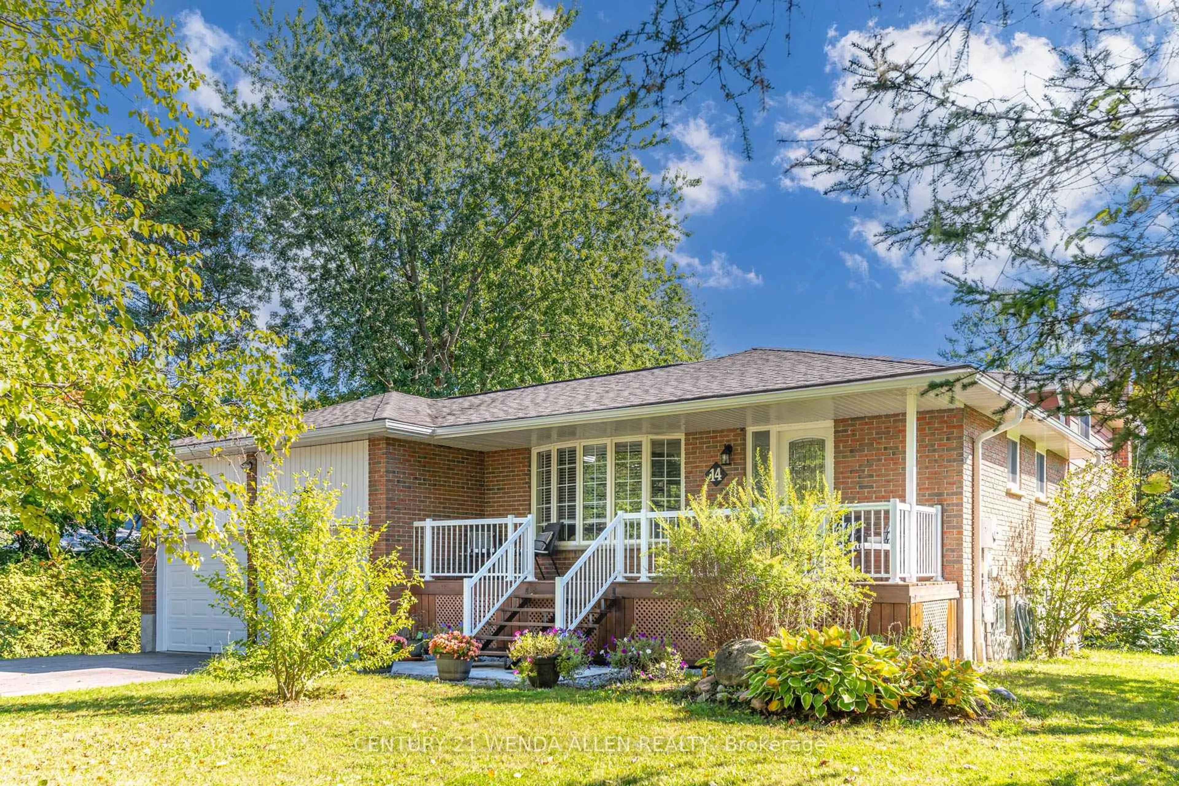 Home with vinyl exterior material, street for 14 Manvers Dr, Kawartha Lakes Ontario L0B 1K0