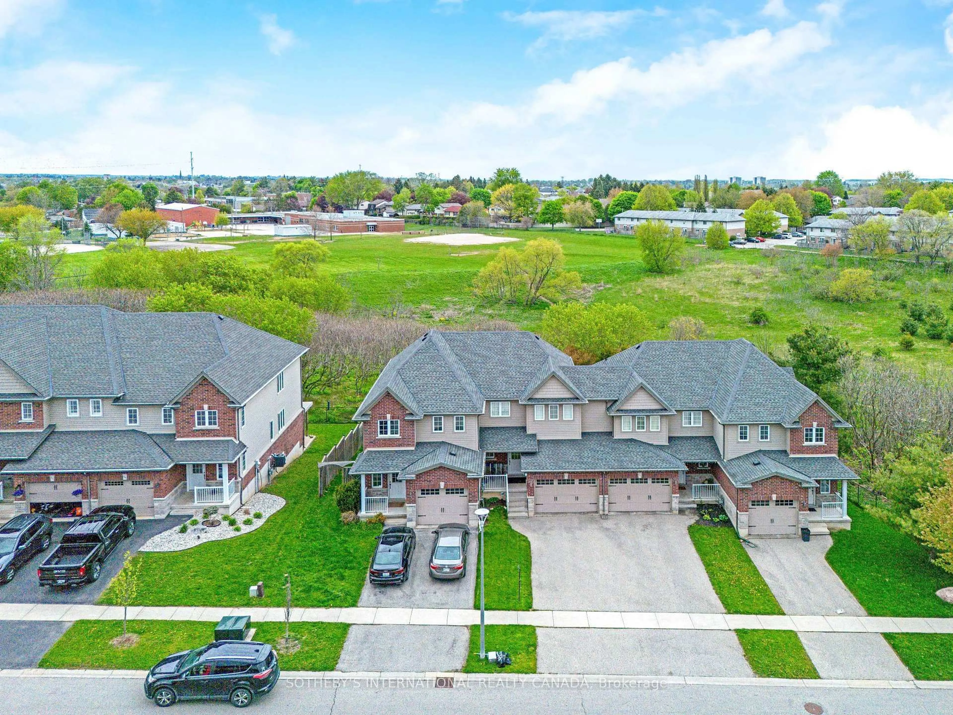 A pic from outside/outdoor area/front of a property/back of a property/a pic from drone, street for 447 Sales Dr, Woodstock Ontario N4S 0B7