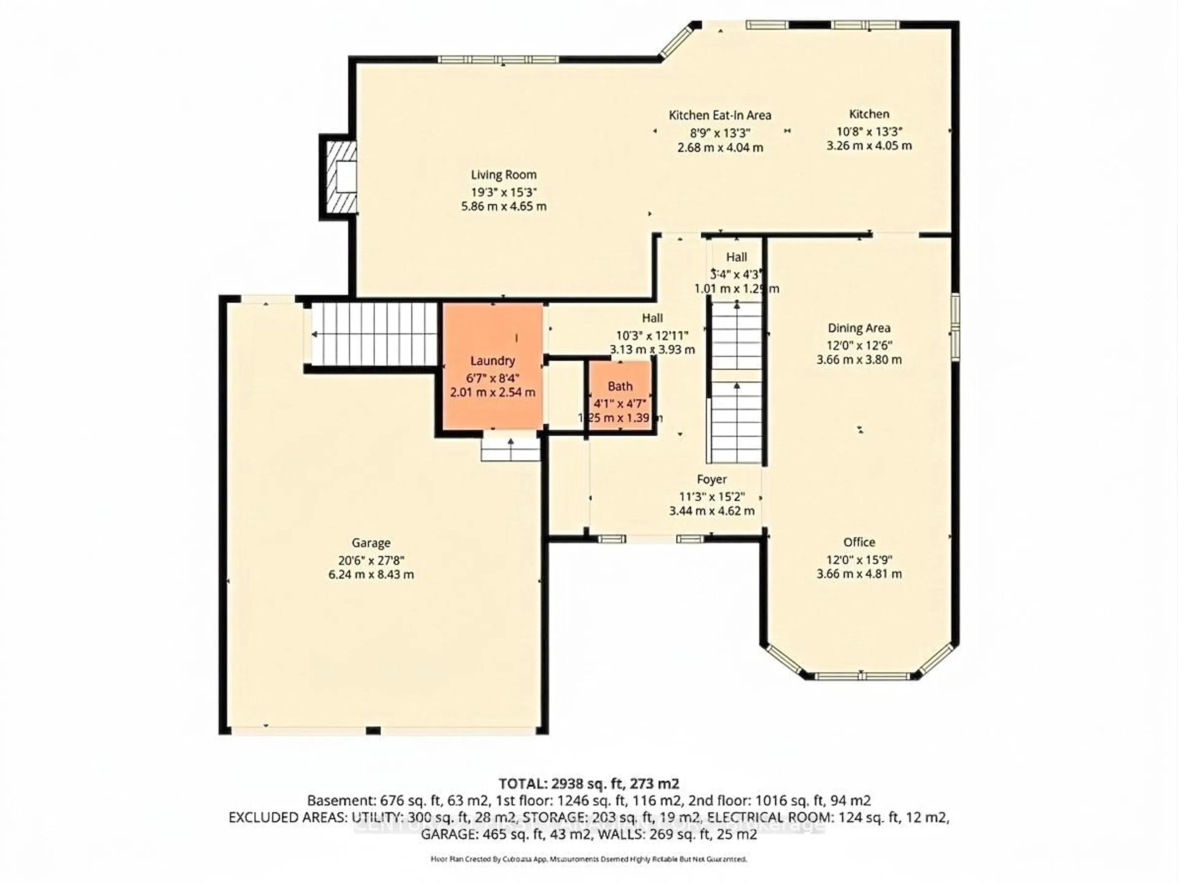Floor plan for 10 Bassenthwaite Cres, London North Ontario N6G 4V5