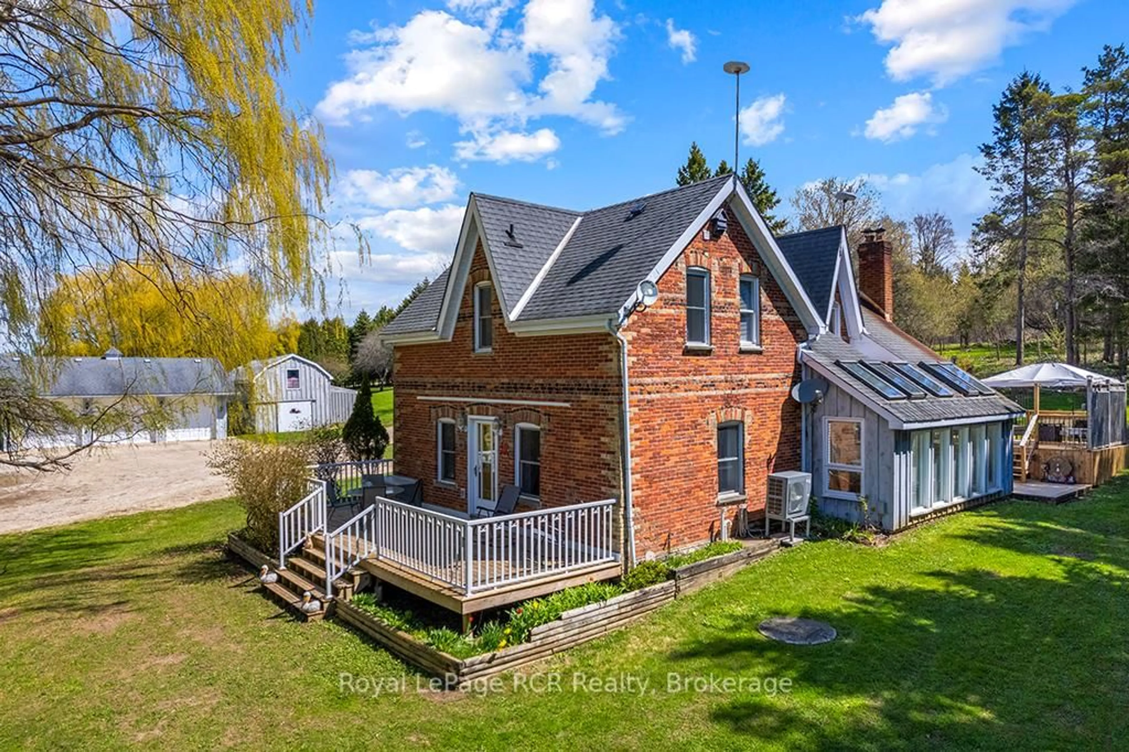 A pic from outside/outdoor area/front of a property/back of a property/a pic from drone, unknown for 194659 Grey Rd 13, Grey Highlands Ontario N0C 1E0
