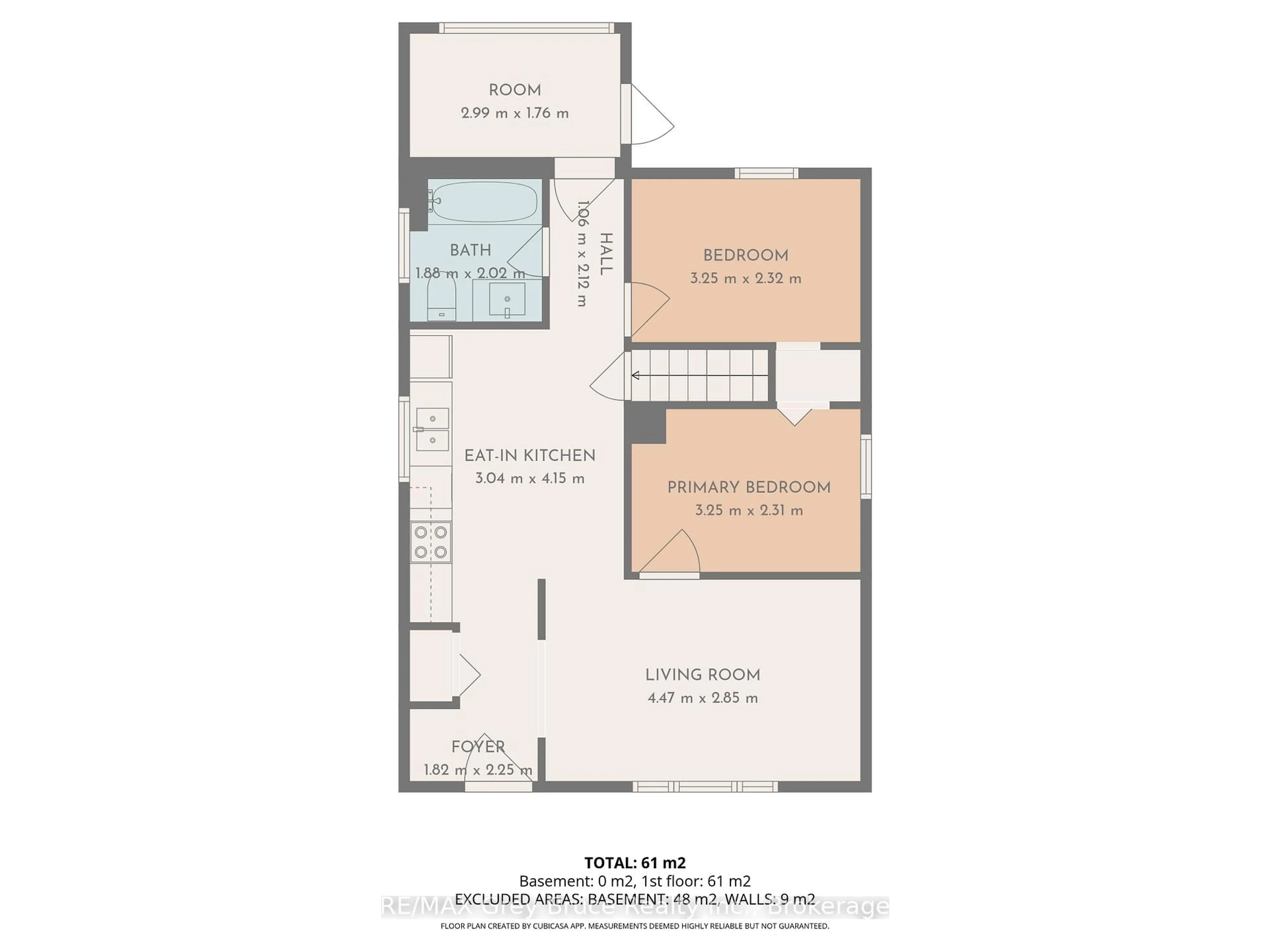 Floor plan for 1550 5th Ave, Owen Sound Ontario N4K 5B5