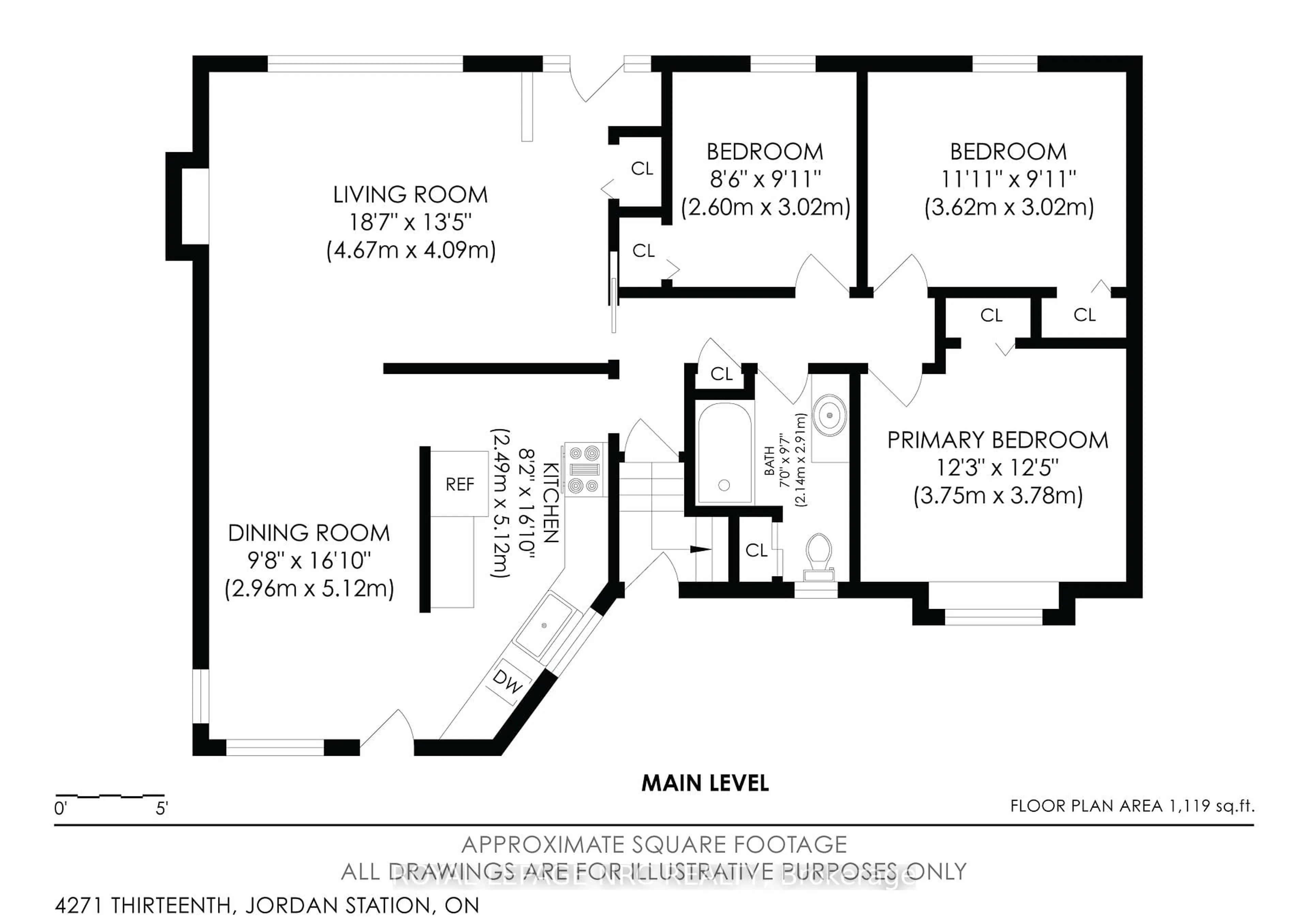 Floor plan for 4271 13th St, Lincoln Ontario L0R 1S0