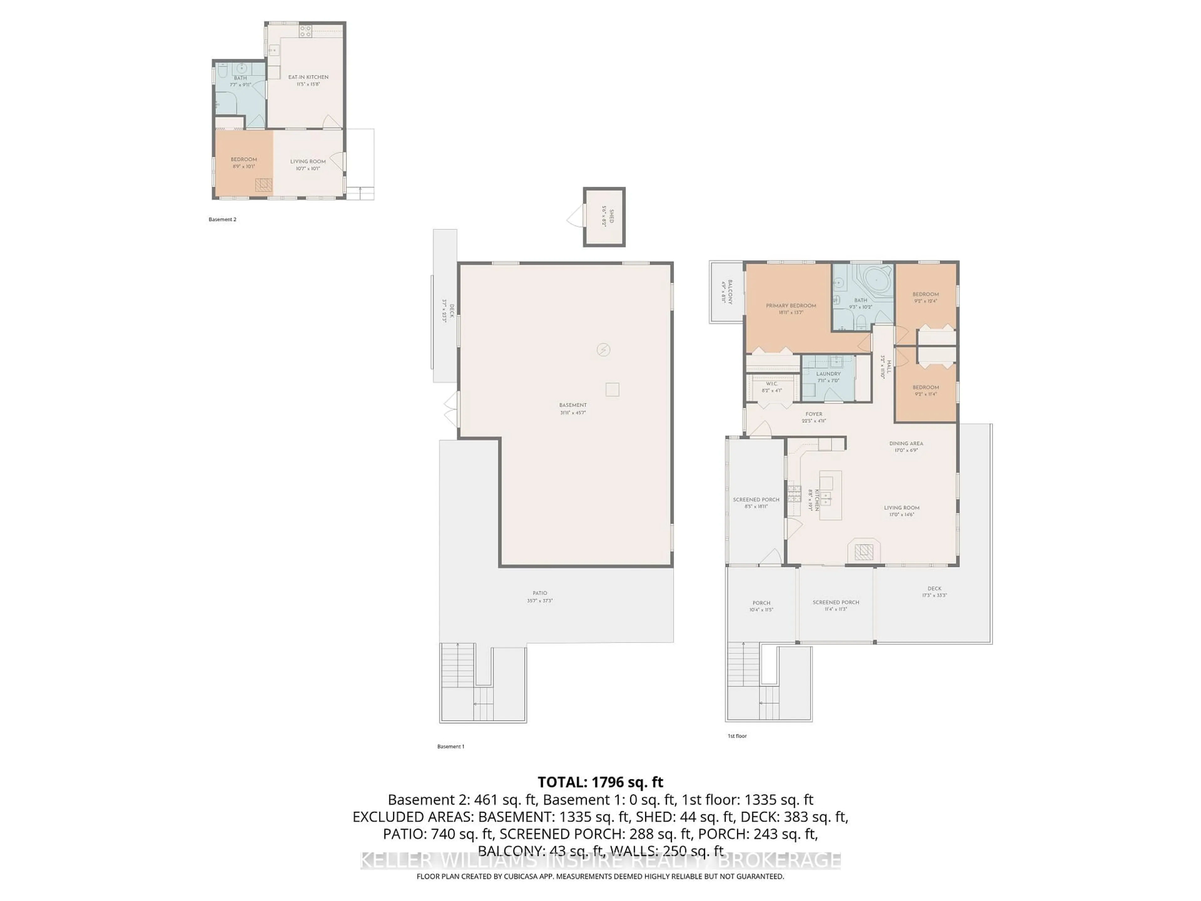 Floor plan for 2526 Sheffield Long Lake, Stone Mills Ontario K0K 1W0