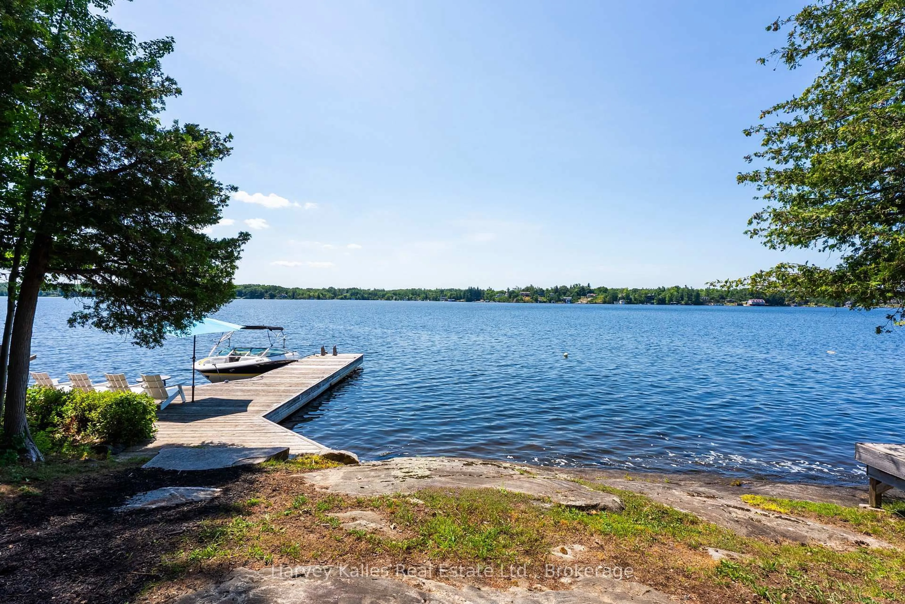 Patio, water/lake/river/ocean view for 1190 Parkers Point Rd, Gravenhurst Ontario P1P 1R2