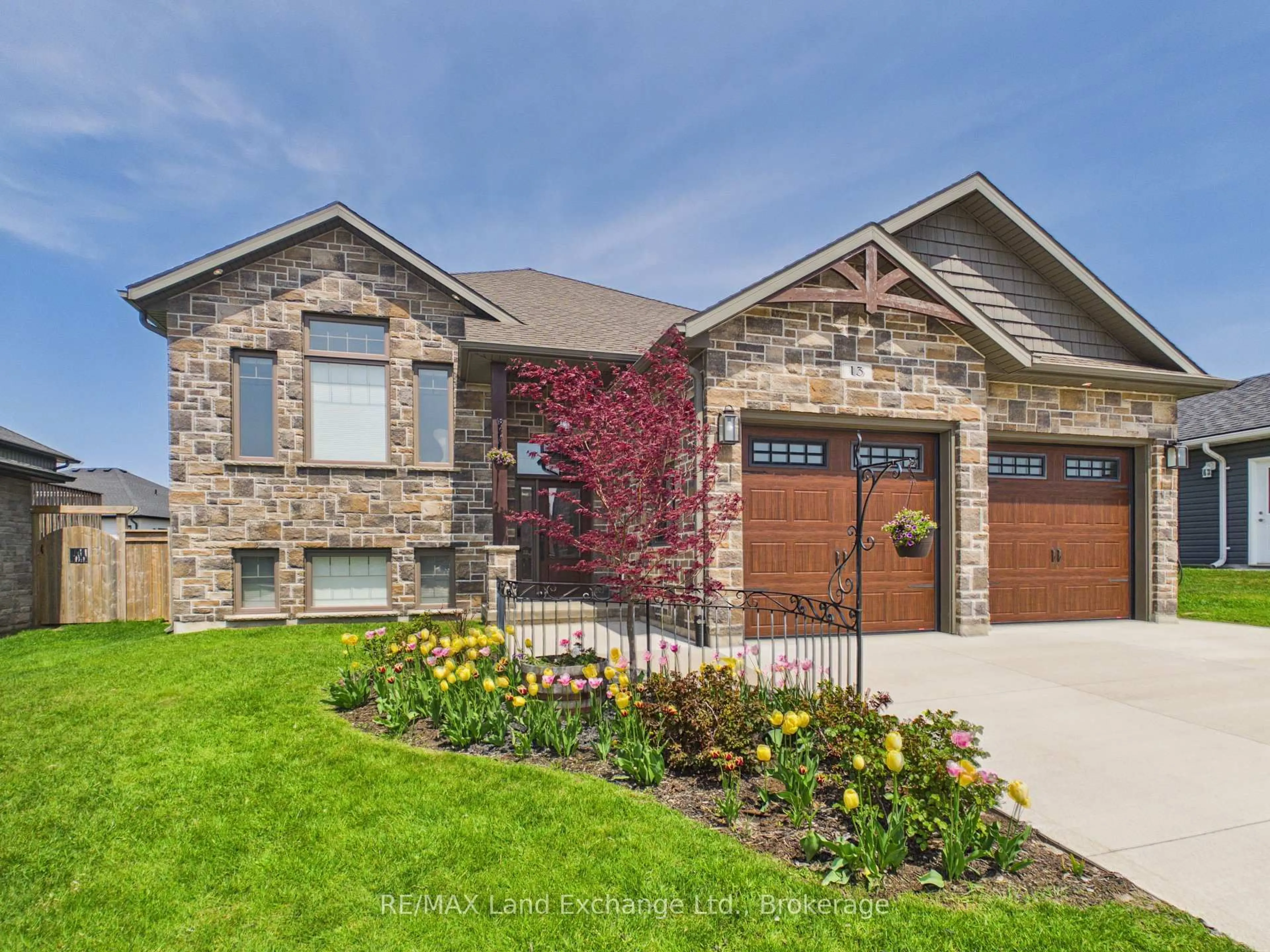 Home with brick exterior material, street for 13 Lakefield Dr, Kincardine Ontario N2Z 0C9