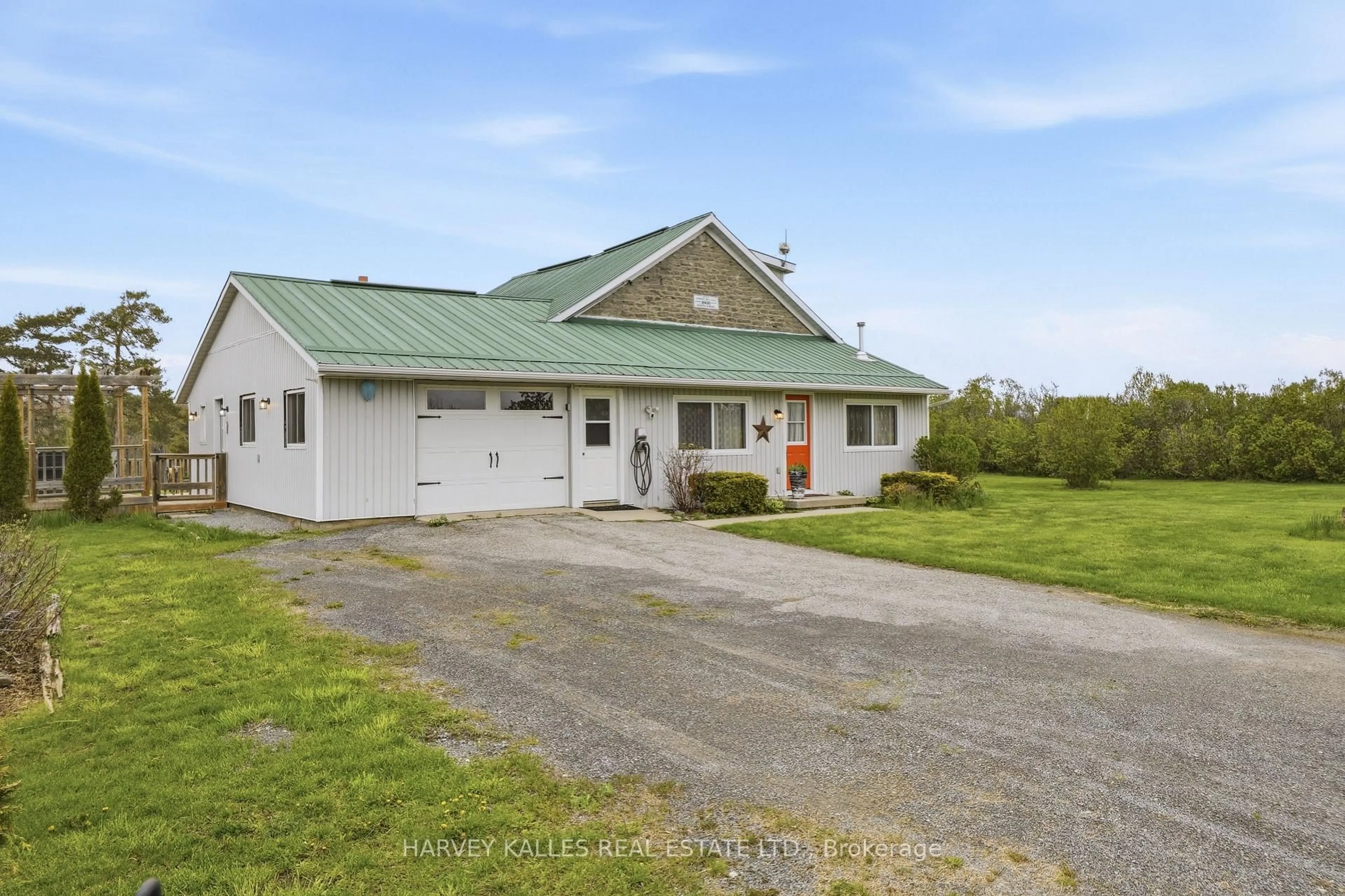 A pic from outside/outdoor area/front of a property/back of a property/a pic from drone, unknown for 8 School House Rd, Prince Edward County Ontario K0K 2P0