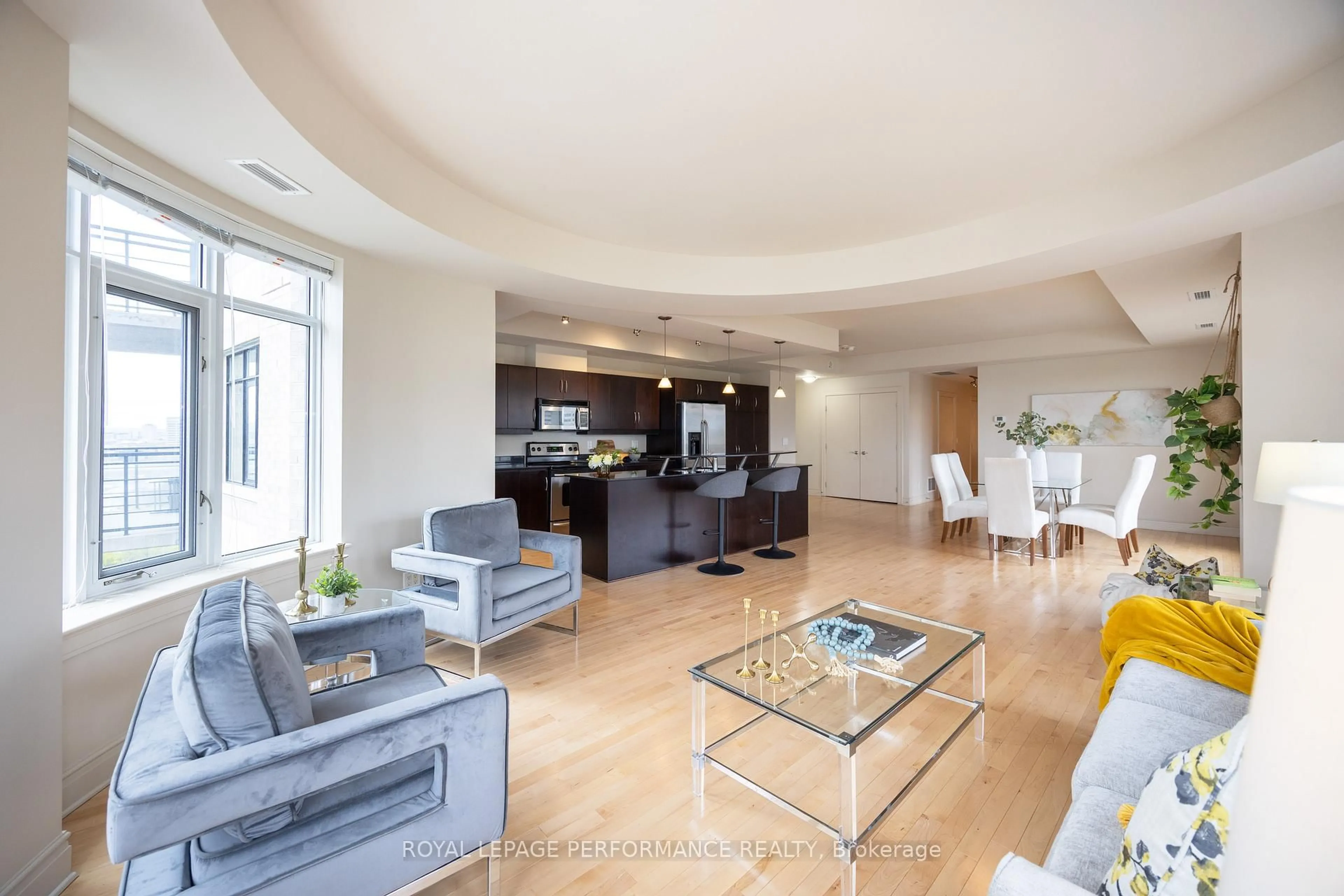 Living room with furniture, unknown for 95 Bronson Ave #1006, Ottawa Ontario K1R 1E2