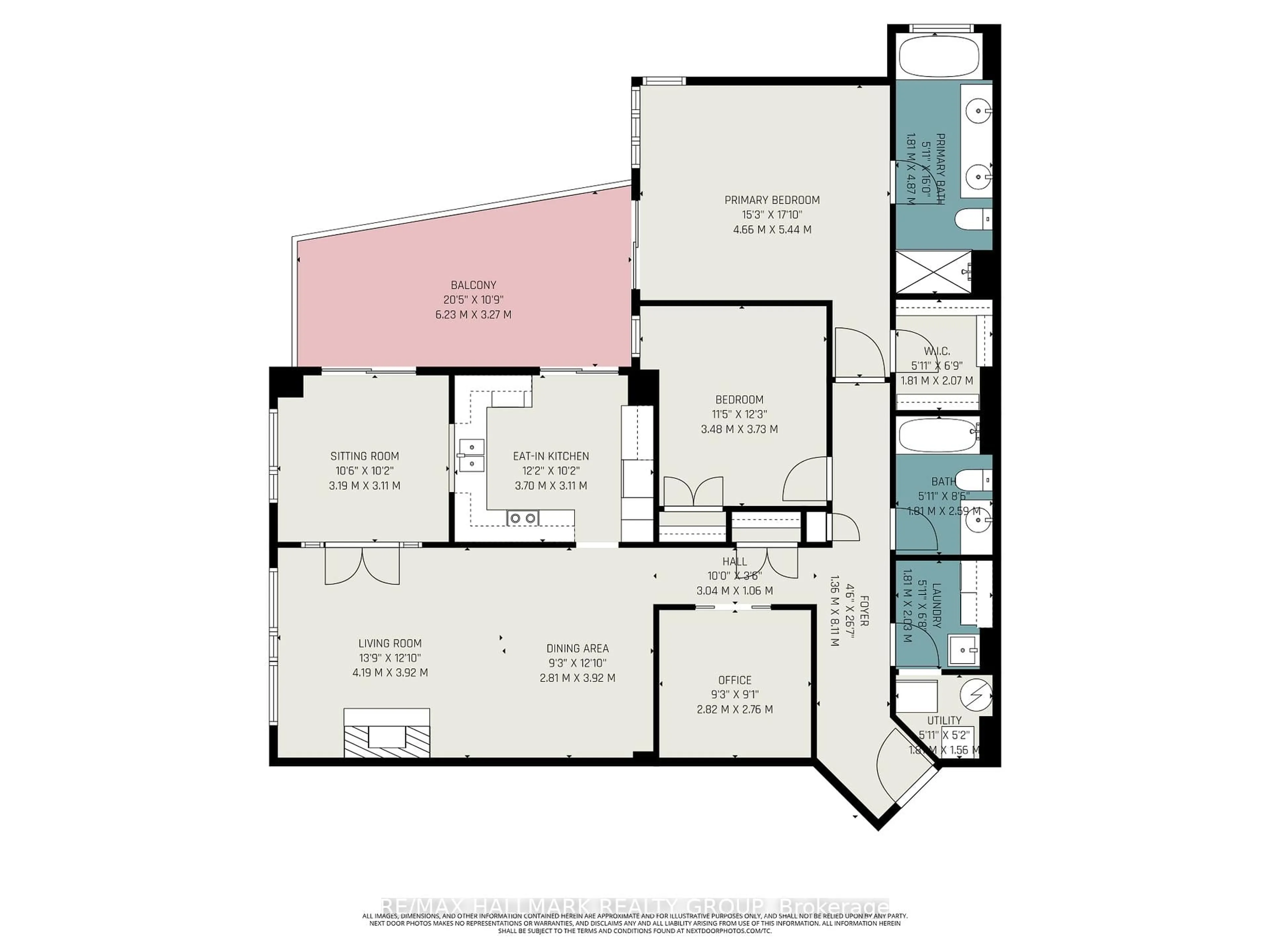 Floor plan for 136 Darlington Private #702, Ottawa Ontario K1V 0X6