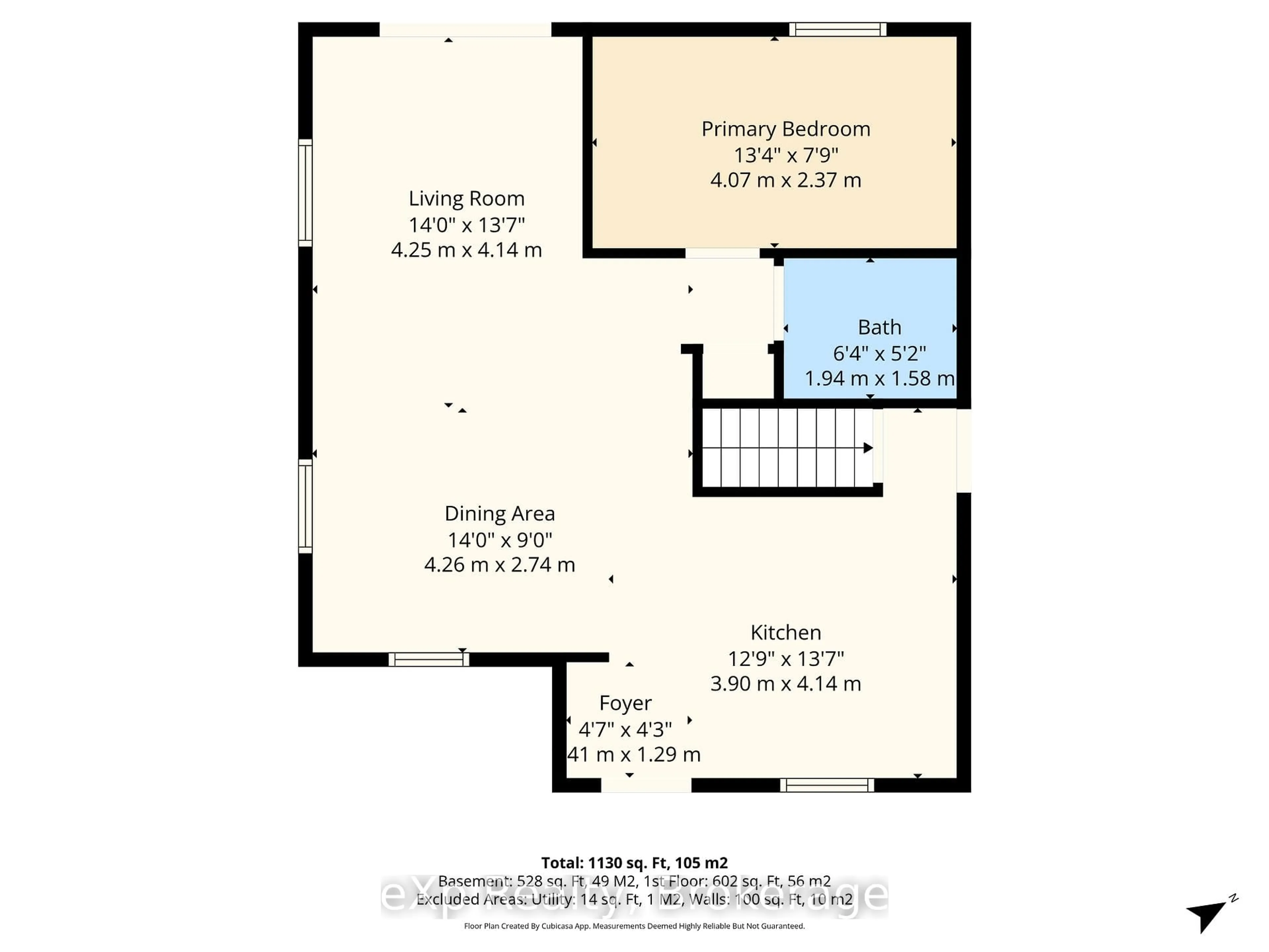 Floor plan for 52 Avondale Ave, Stratford Ontario N5A 6M4