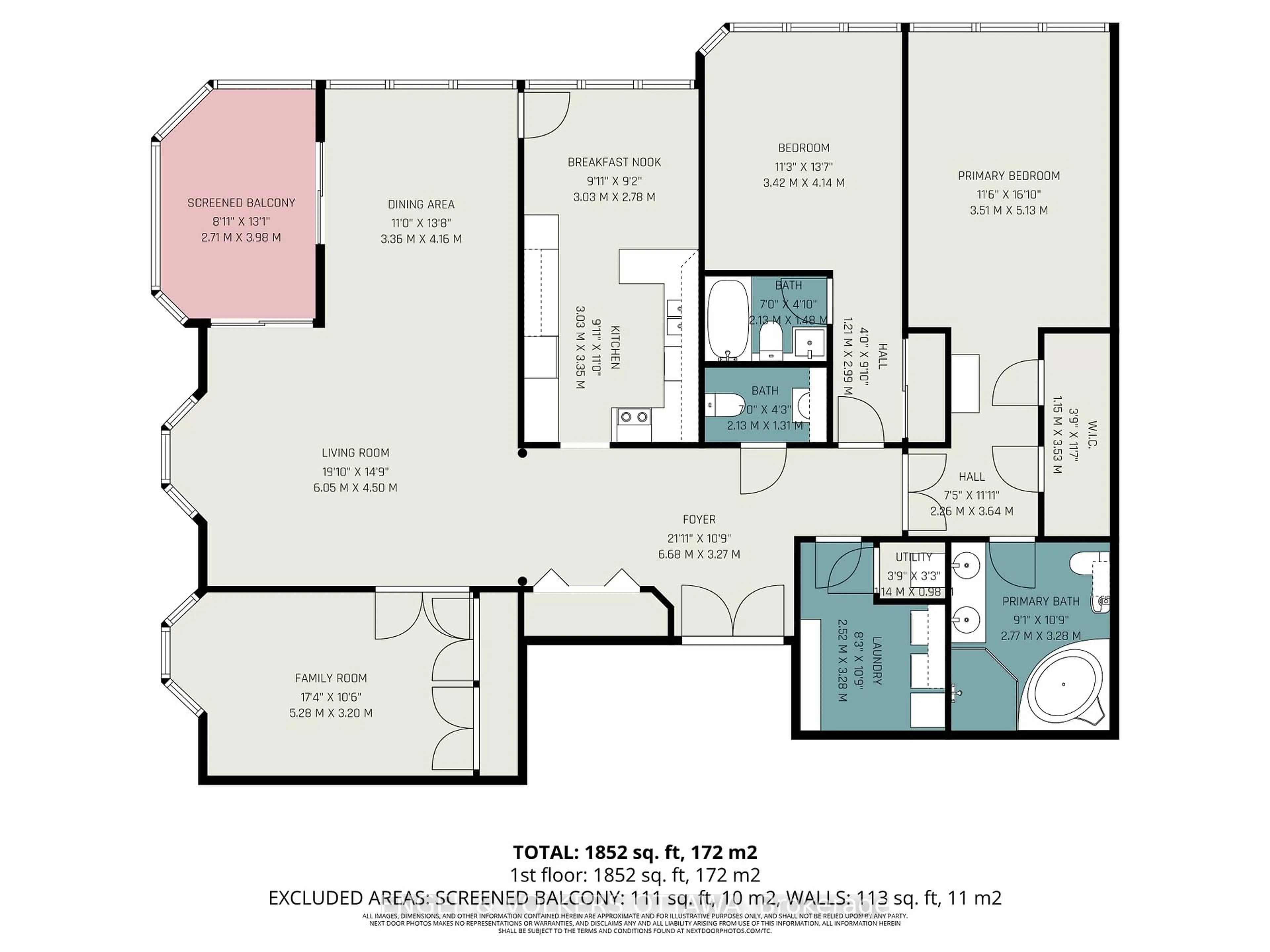 Floor plan for 1480 Riverside Dr #802, Ottawa Ontario K1G 5H2