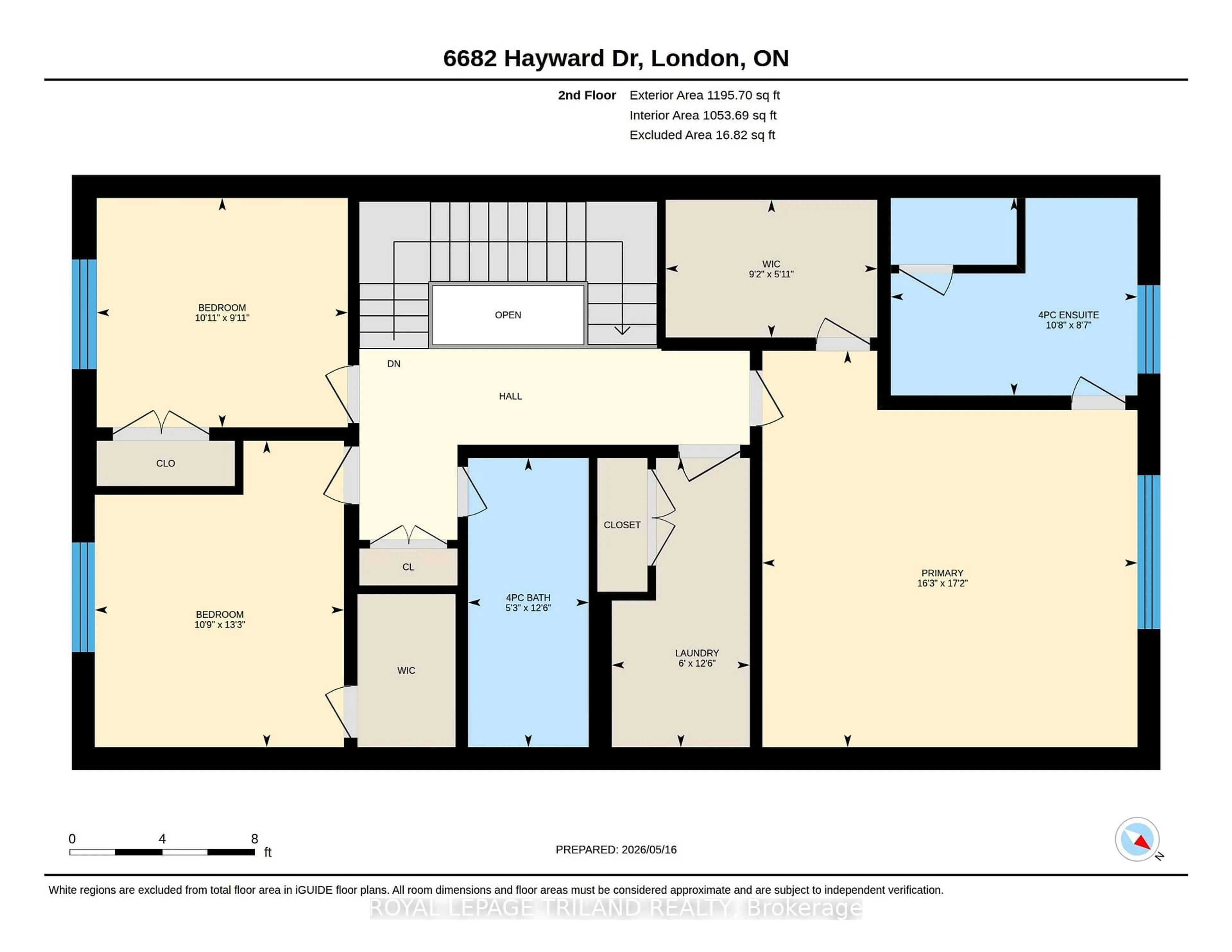 Floor plan for 6682 HAYWARD Dr, London South Ontario N6P 0J5