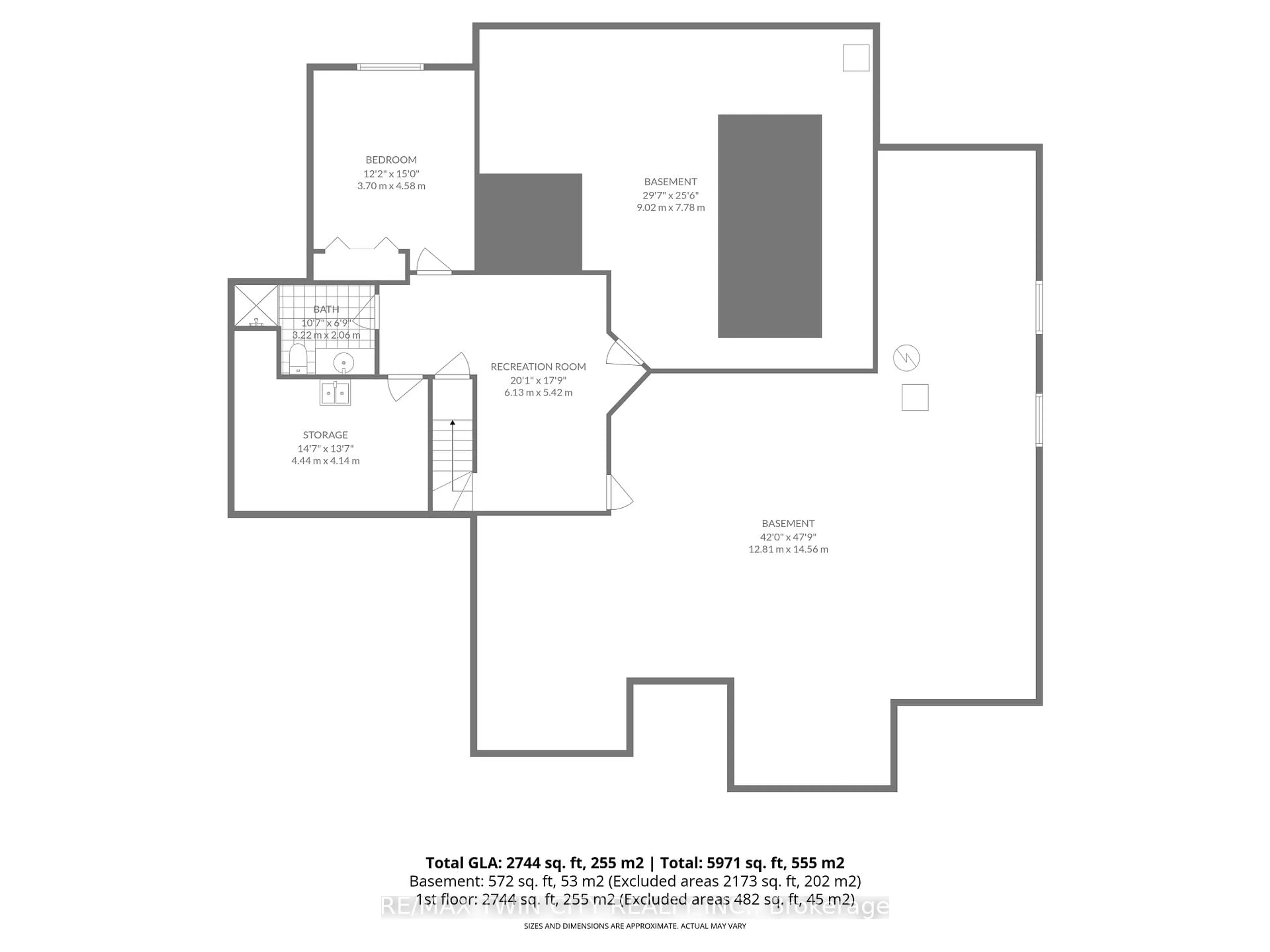 Floor plan for 74 Franklin St, Brantford Ontario N3R 1T4