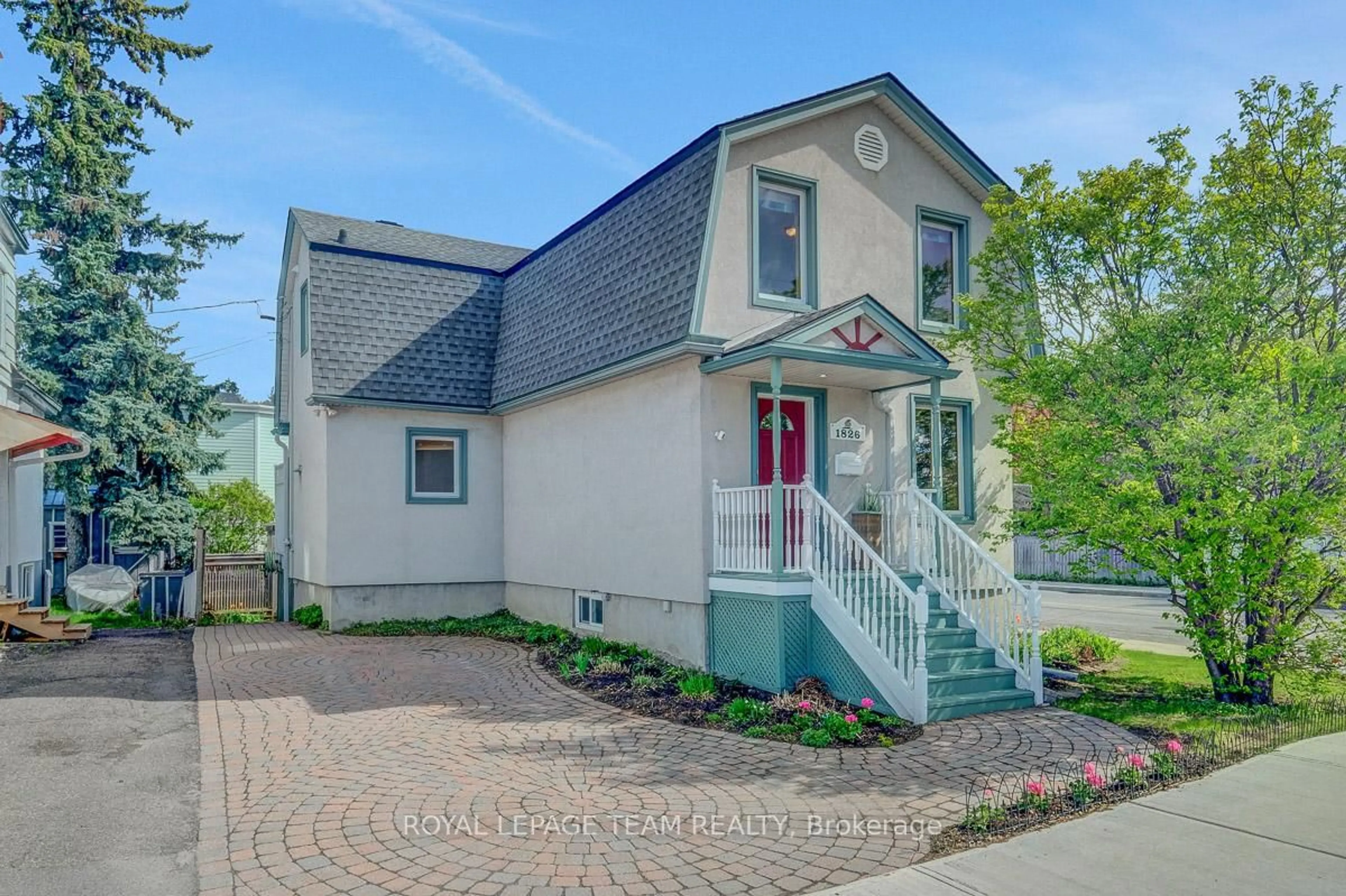Home with vinyl exterior material, street for 1826 Scott St, Ottawa Ontario K1Y 2N8