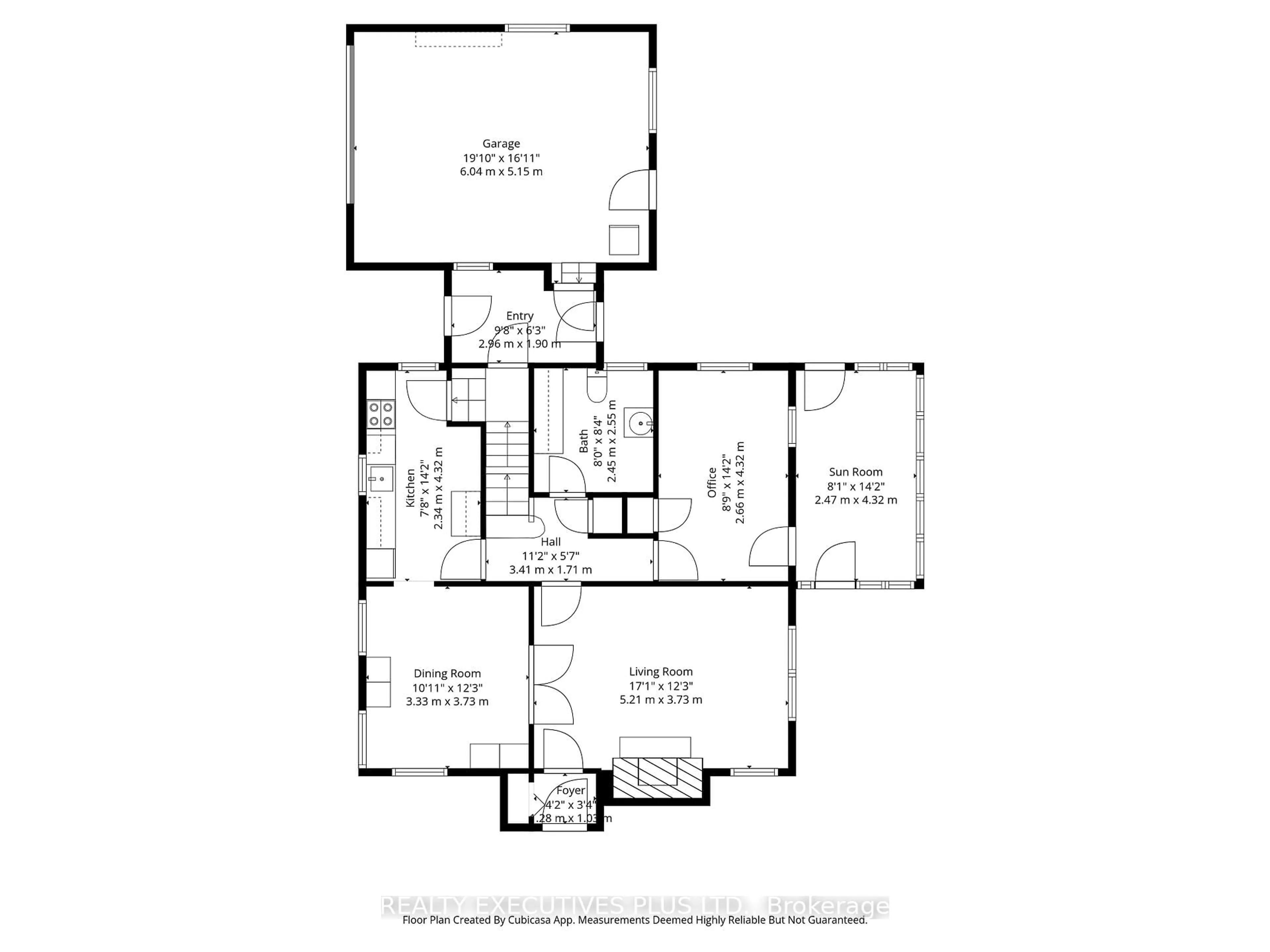 Floor plan for 605 Water St, Alfred and Plantagenet Ontario K0B 1L0