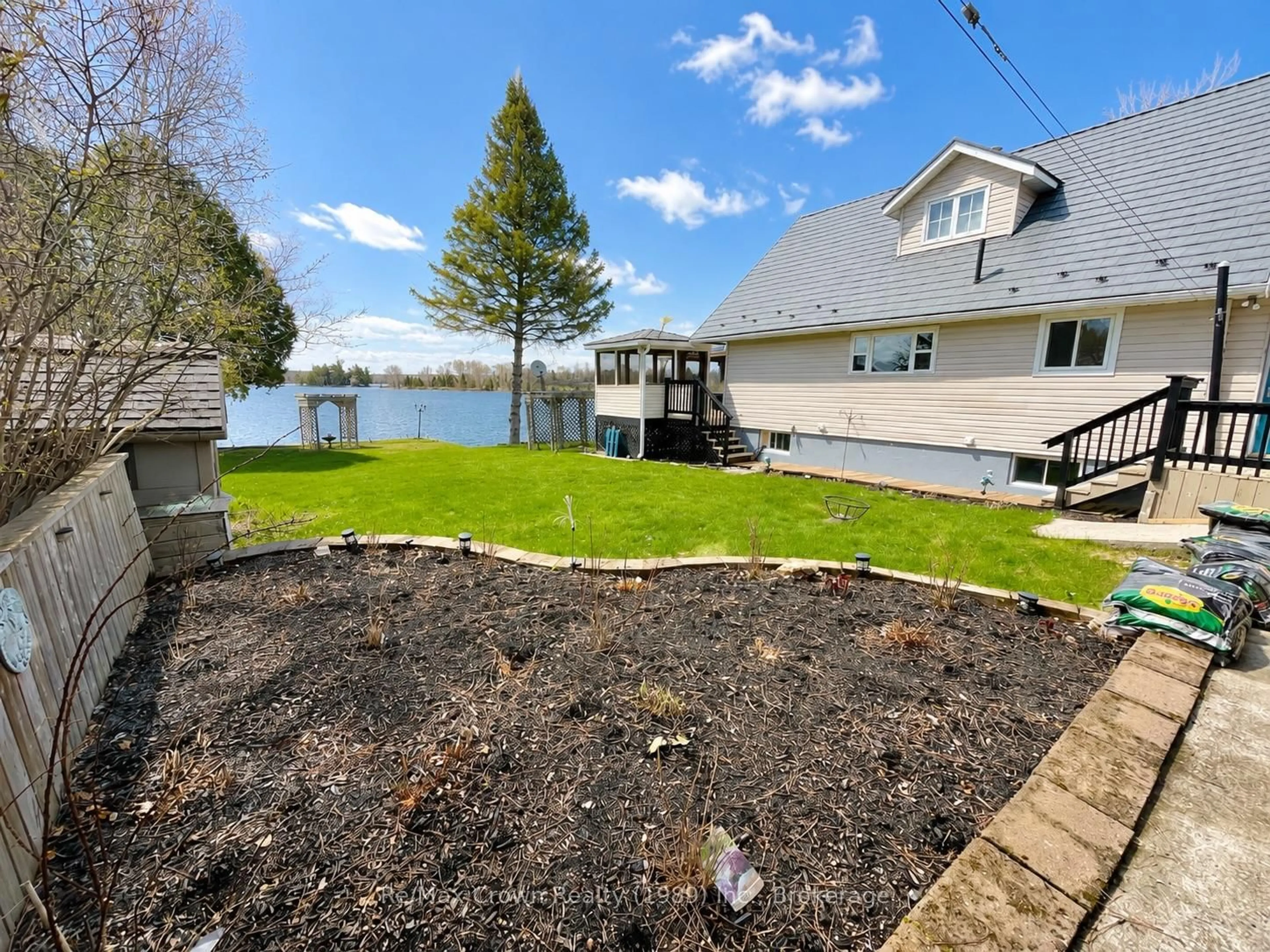 Patio, water/lake/river/ocean view for 38 Turgeon Lane, East Ferris Ontario P0H 1B0