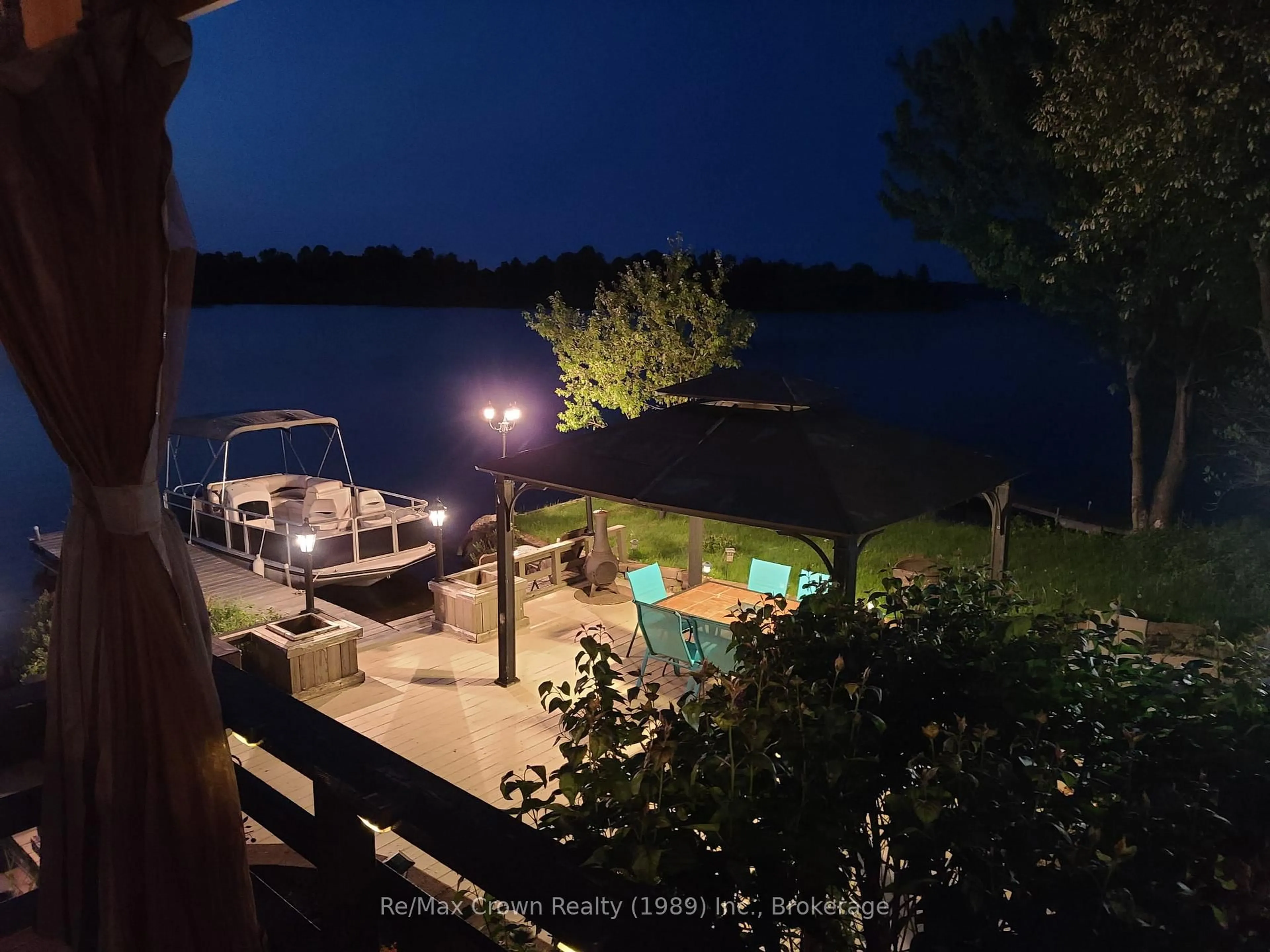 Patio, water/lake/river/ocean view for 38 Turgeon Lane, East Ferris Ontario P0H 1B0