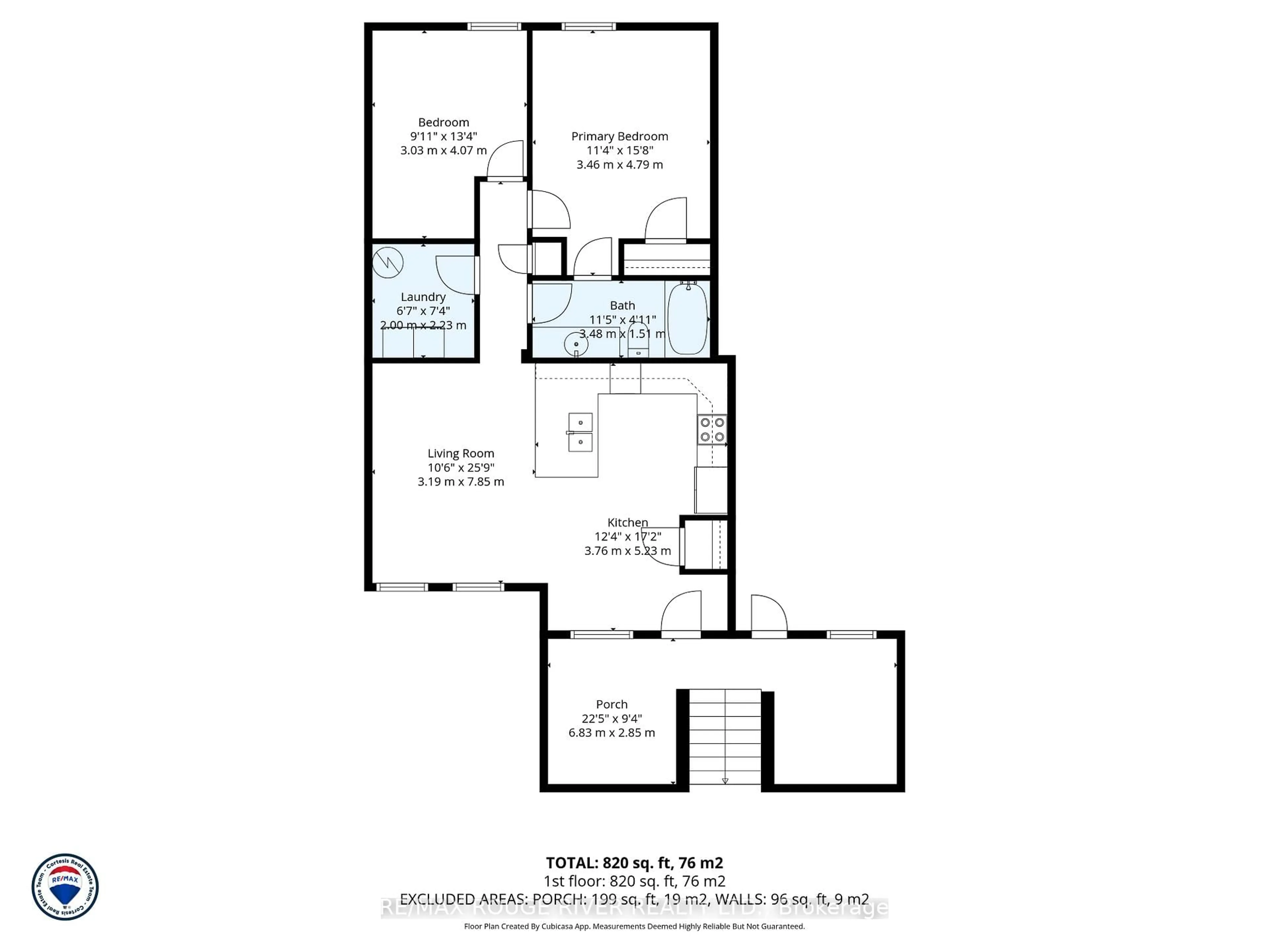 Floor plan for 430 Lonsberry Dr #101, Cobourg Ontario K9A 0K4