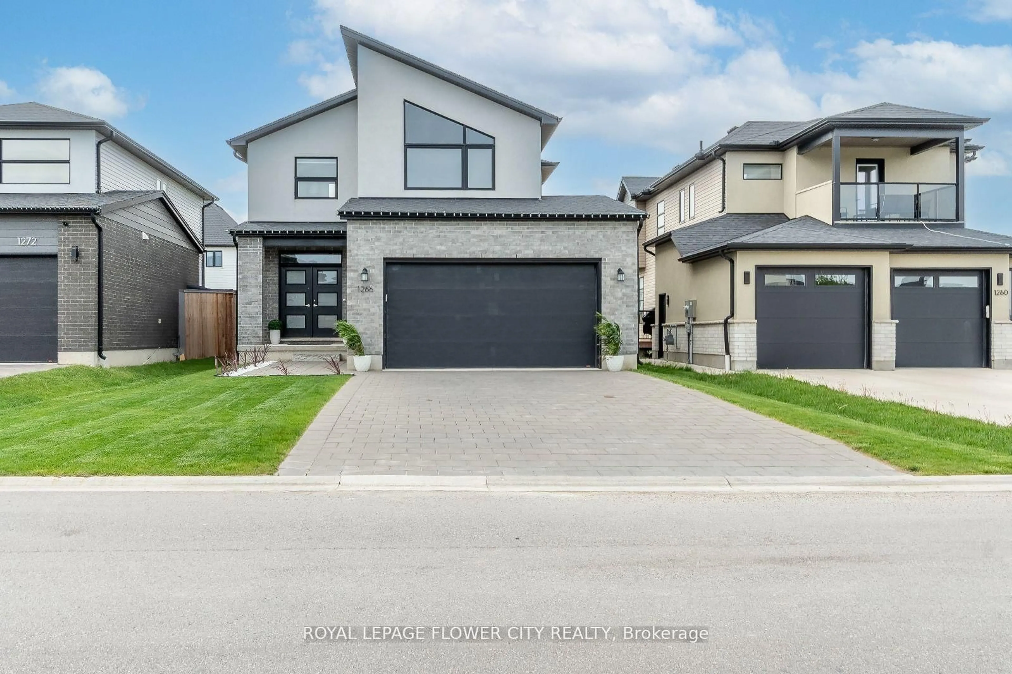 Home with brick exterior material, street for 1266 Twilite Blvd, London North Ontario N6G 0X7
