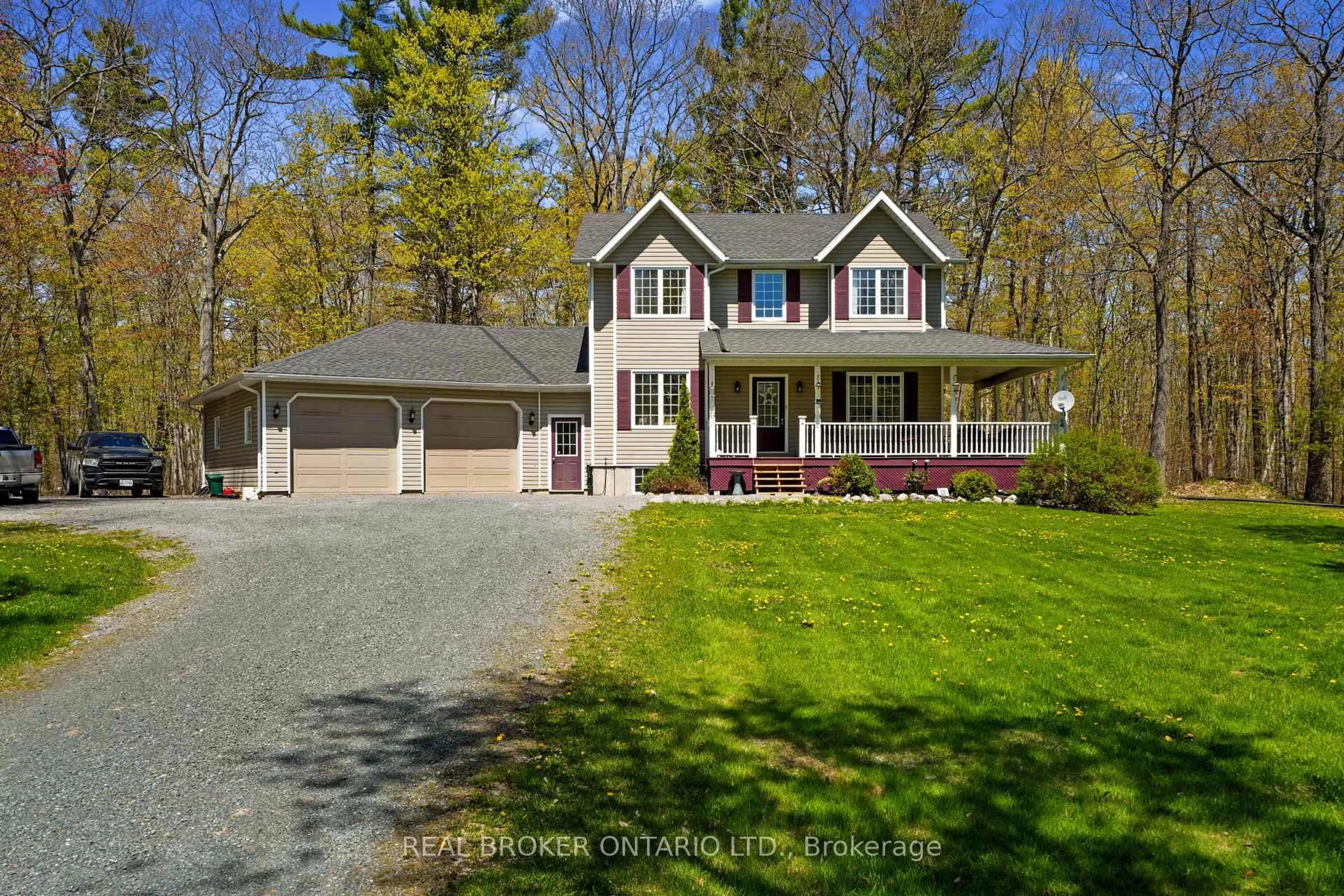 A pic from outside/outdoor area/front of a property/back of a property/a pic from drone, unknown for 44 Centre Rd, Madoc Ontario K0K 2K0