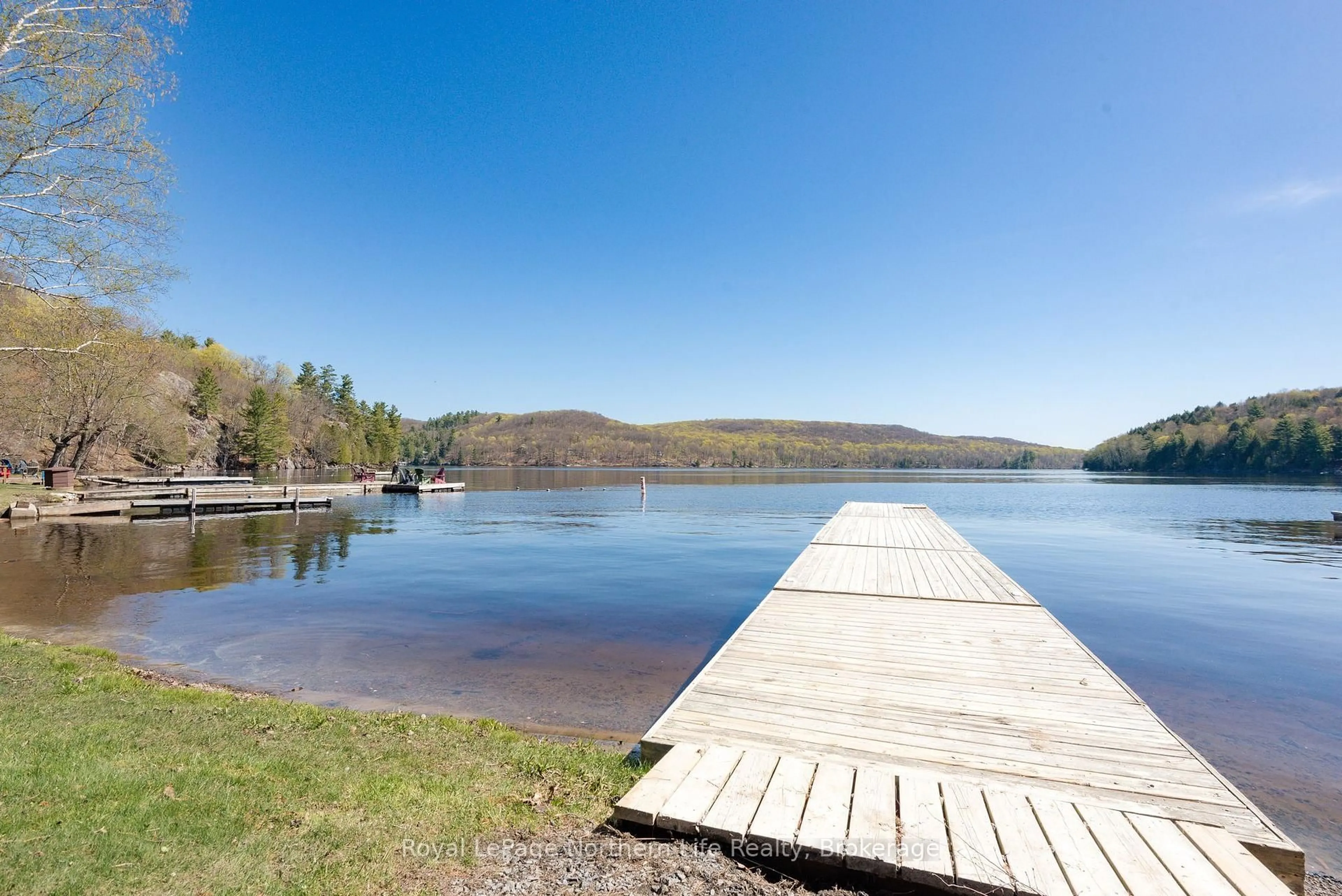 Patio, water/lake/river/ocean view for 35 Brennan Circ, Huntsville Ontario P1H 2J2
