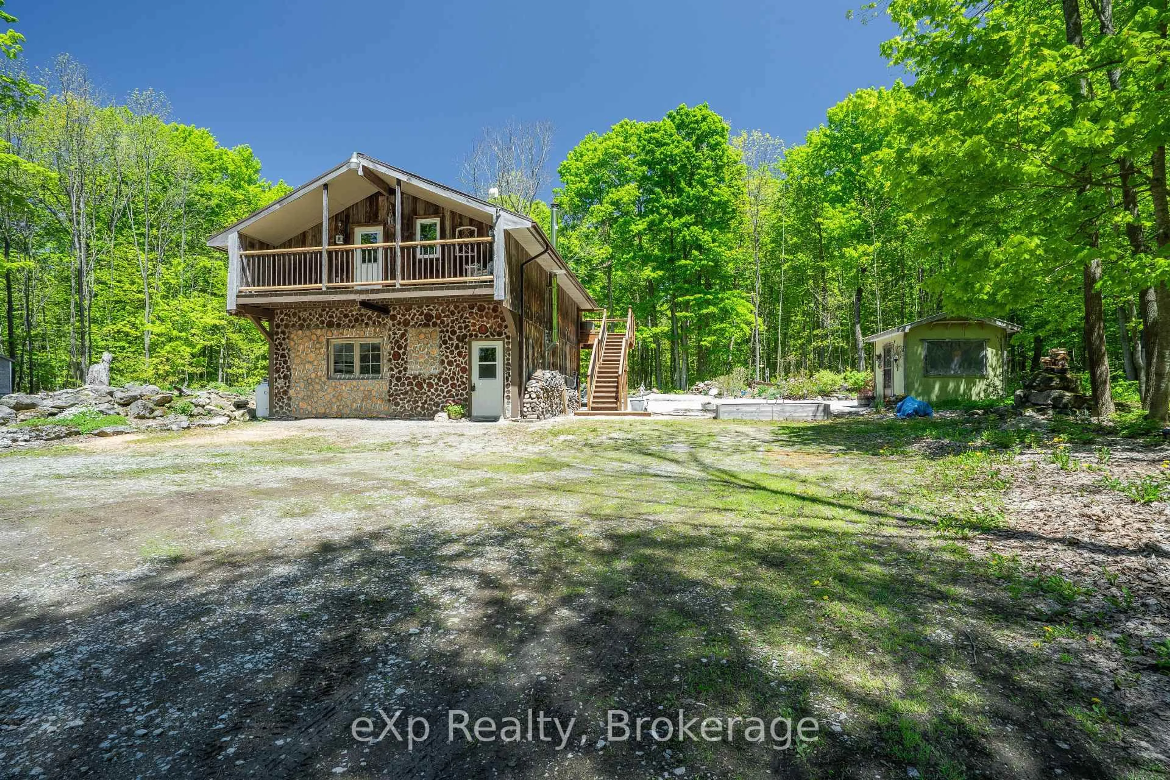 A pic from outside/outdoor area/front of a property/back of a property/a pic from drone, water/lake/river/ocean view for 442183 Concession 21 Concession, Georgian Bluffs Ontario N0H 2T0