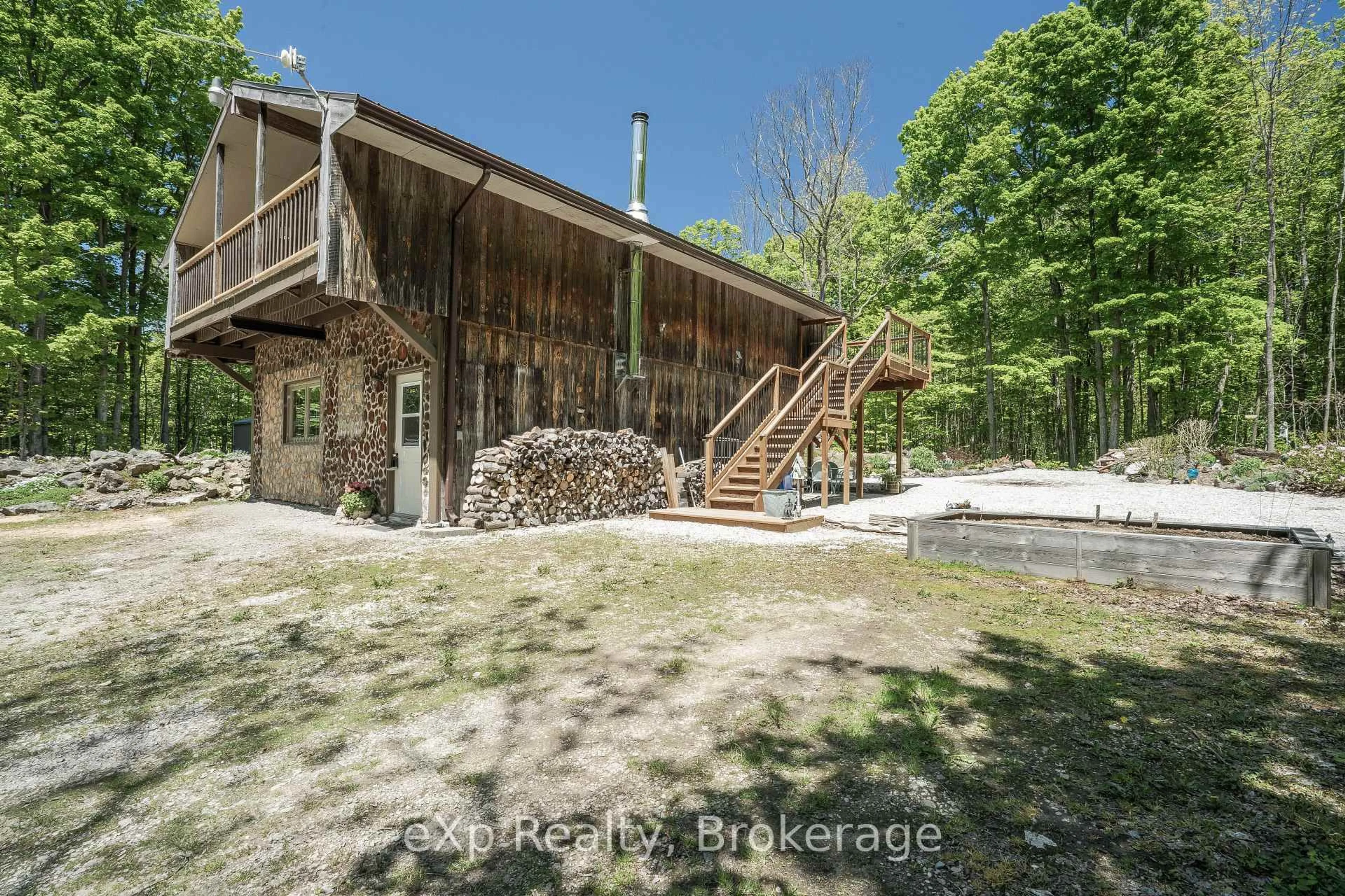 A pic from outside/outdoor area/front of a property/back of a property/a pic from drone, unknown for 442183 Concession 21 Concession, Georgian Bluffs Ontario N0H 2T0